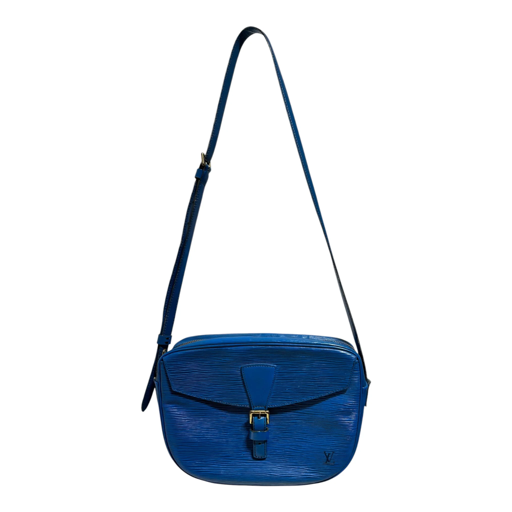 LOUIS VUITTON/Tote Bag/Leather/BLU/EPI LEATHER JEUNE FILLE