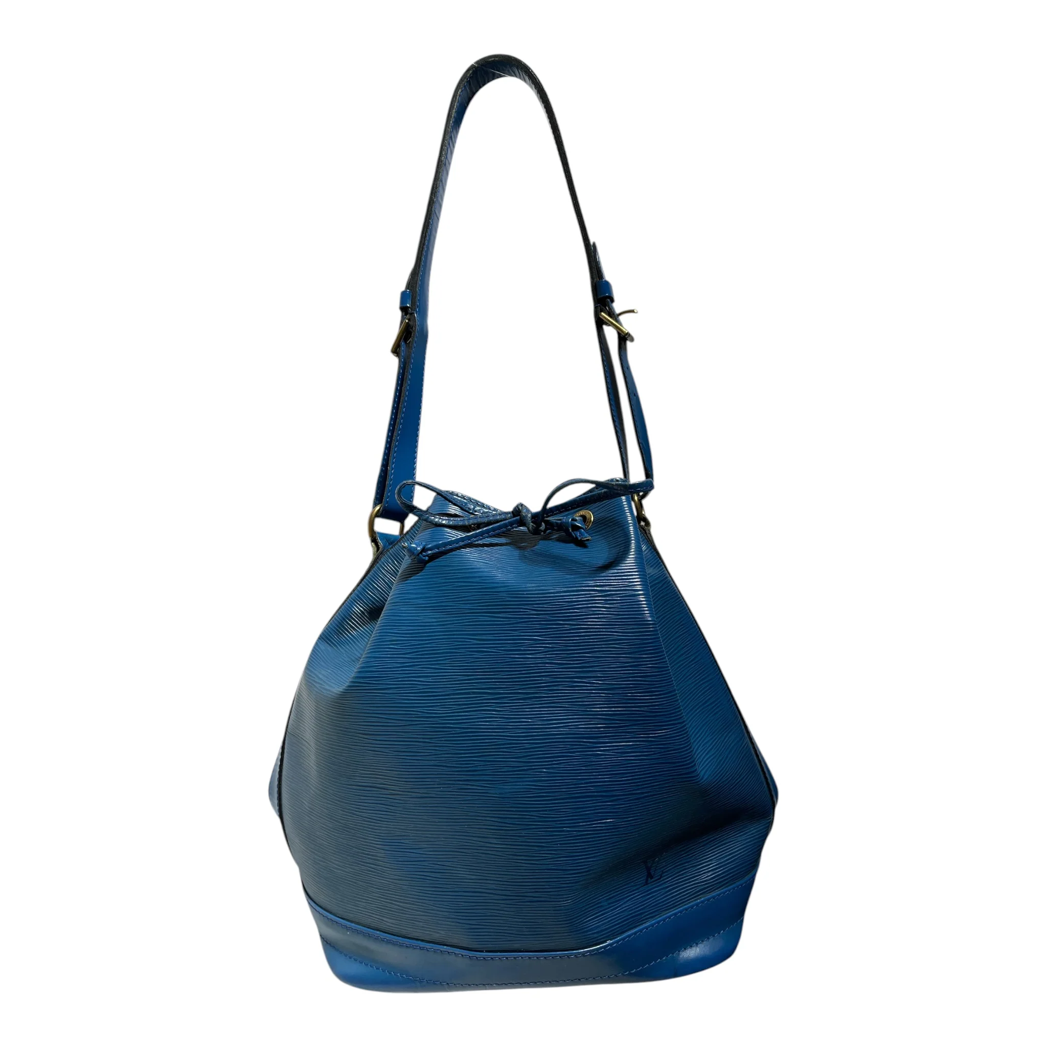 LOUIS VUITTON/Tote Bag/Leather/BLU/EPI LEATHER BUCKET BAG