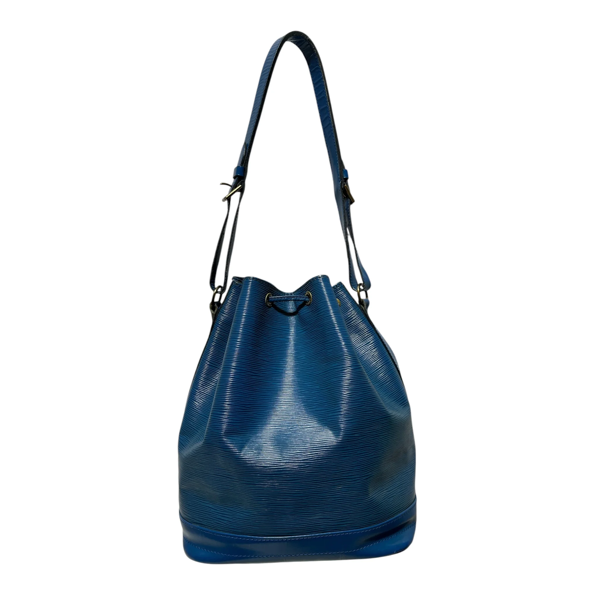 LOUIS VUITTON/Tote Bag/Leather/BLU/EPI LEATHER BUCKET BAG