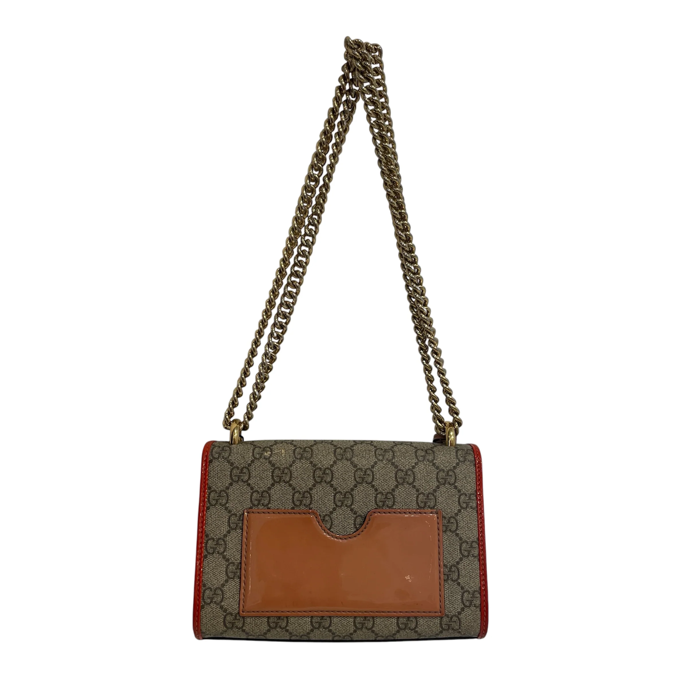 GUCCI/Bag/Monogram/Leather/MLT/Supreme Padlock Crossbody
