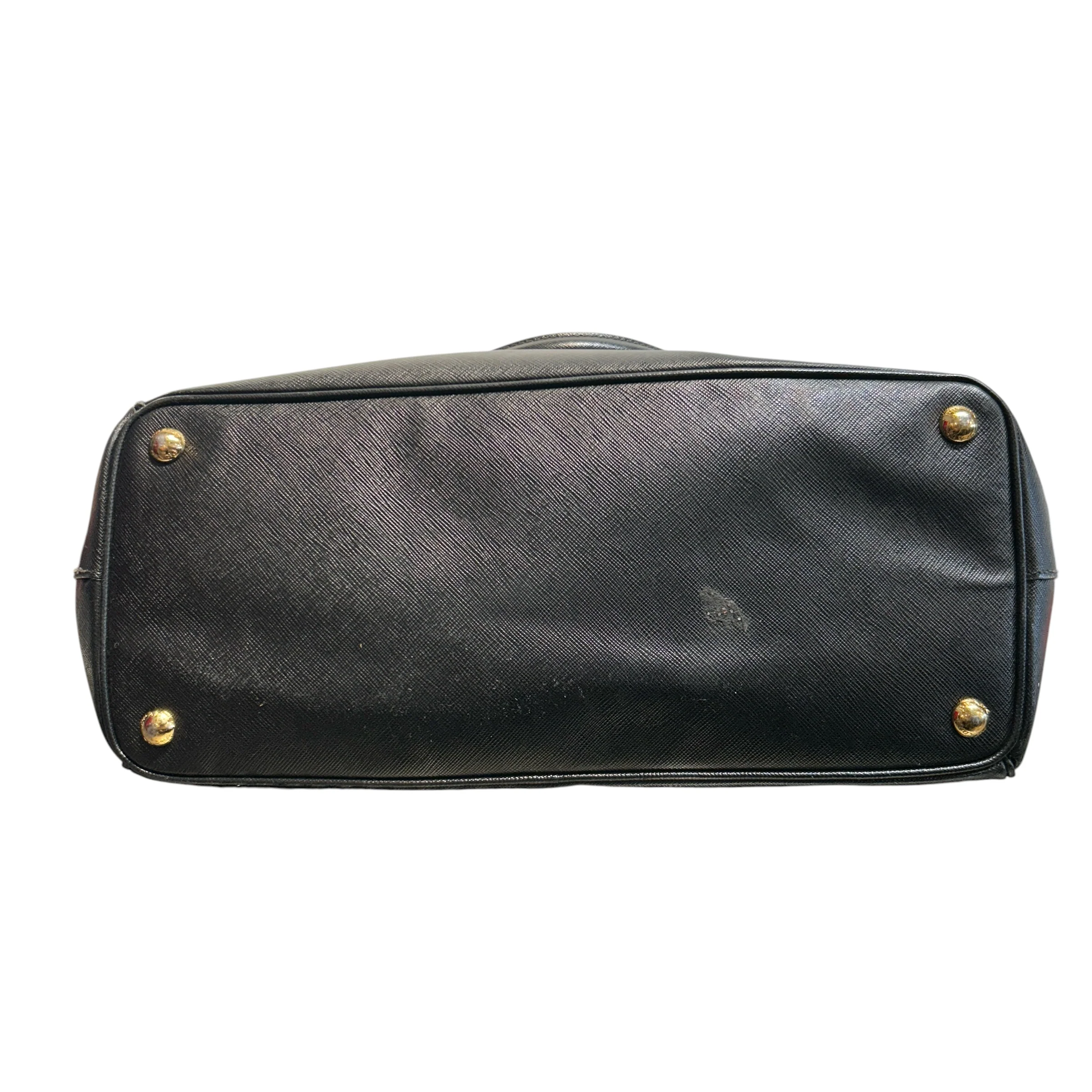 PRADA/Tote Bag/Leather/BLK/GALLERIA