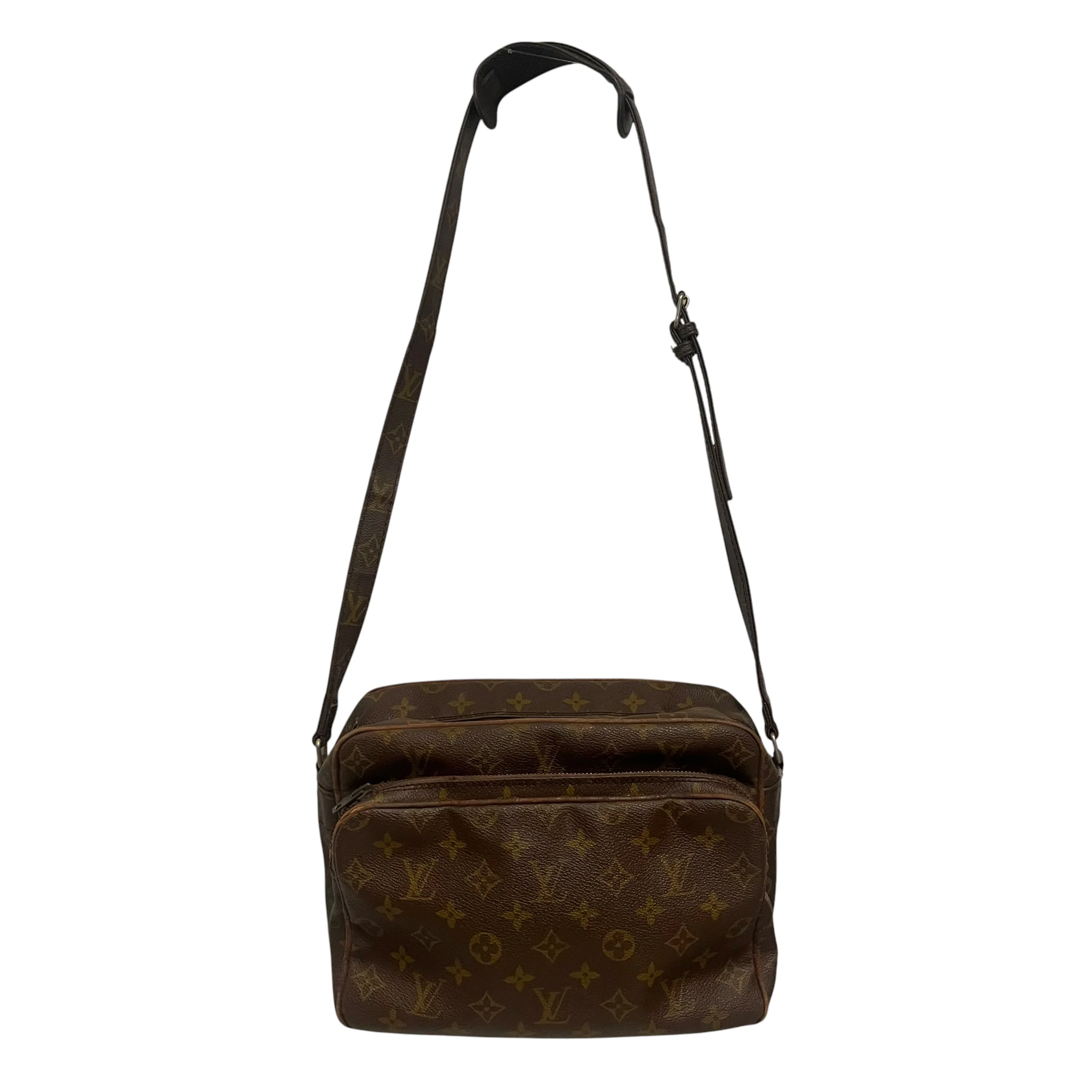 LOUIS VUITTON/Cross Body Bag/Monogram/Leather/BRW/saint cloud gm