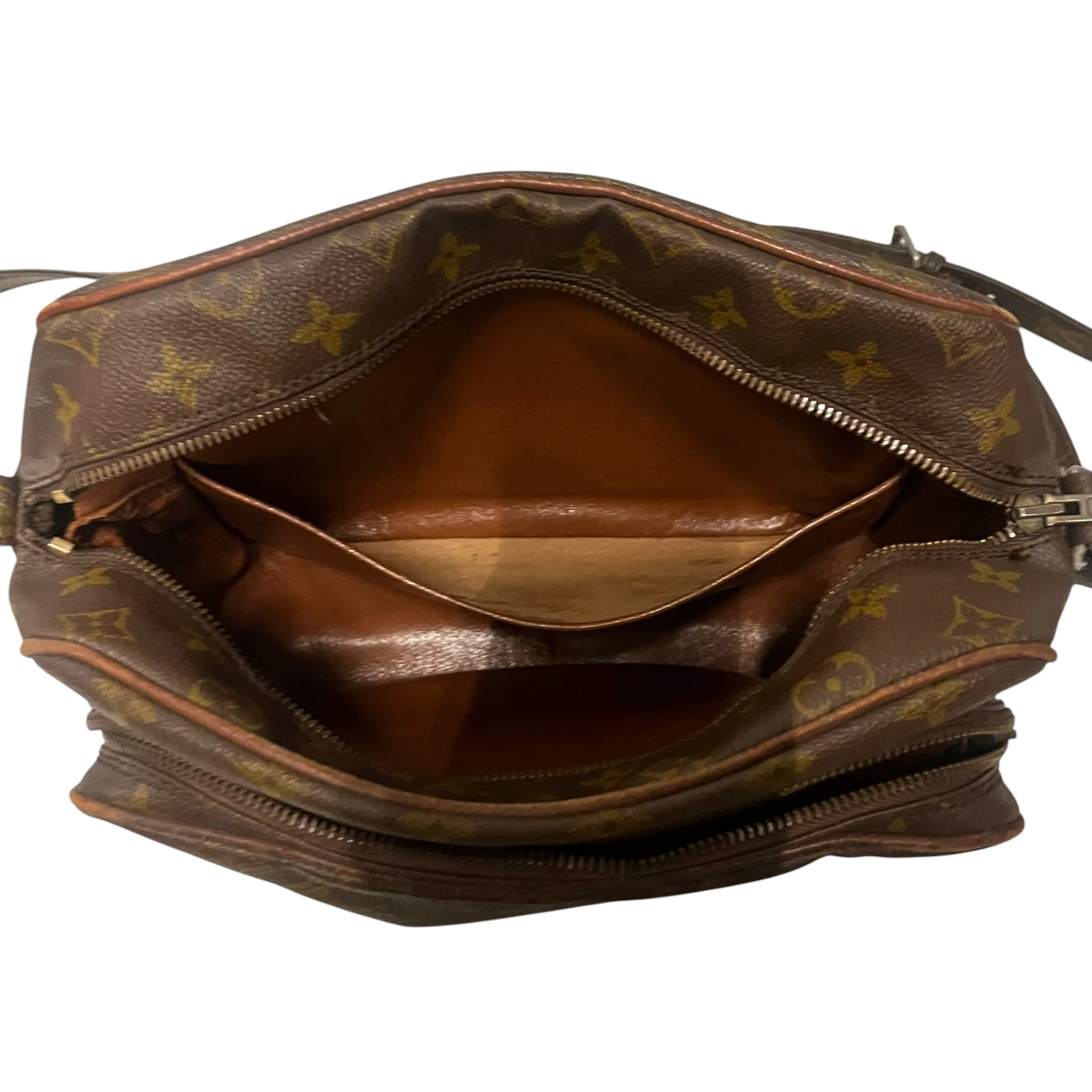 LOUIS VUITTON/Cross Body Bag/Monogram/Leather/BRW/saint cloud gm