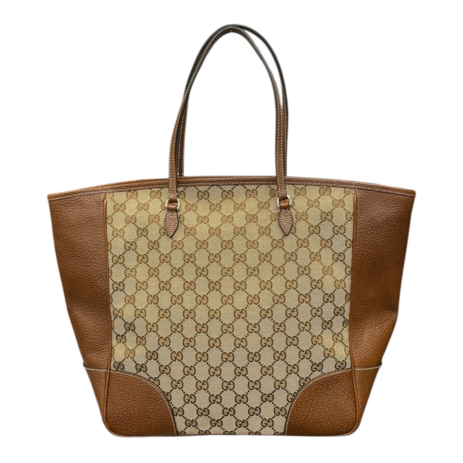 GUCCI/Tote Bag/Leather/BRW/MONOGRM CALFSKIN