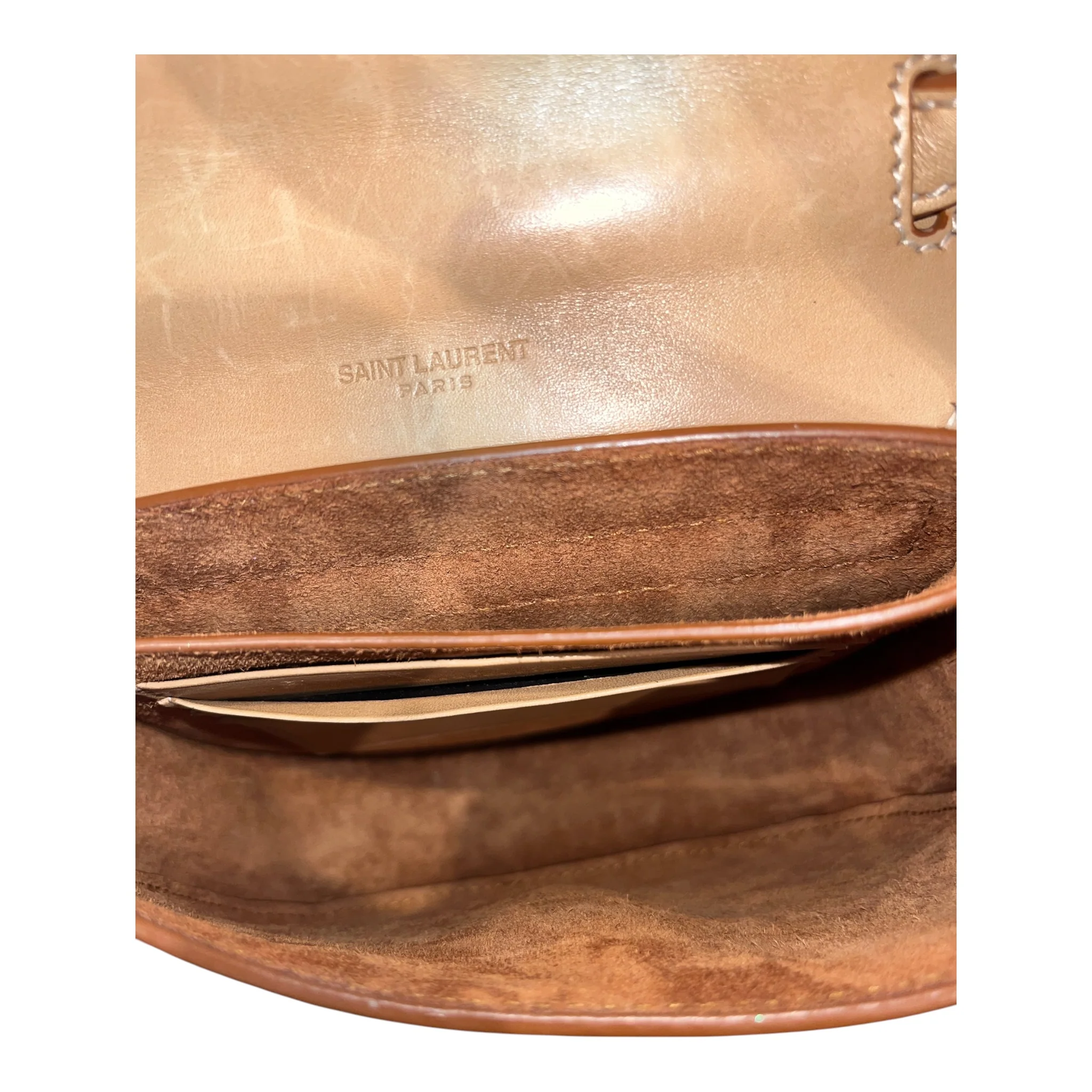 SAINT LAURENT/Cross Body Bag/Leather/BEG/GLT6220977 KAIA SMALL CRSSBODY
