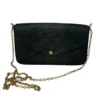 LOUIS VUITTON/Cross Body Bag/Monogram/Leather/BLK/Empreinte Felicie