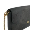 LOUIS VUITTON/Cross Body Bag/Monogram/Leather/BLK/Empreinte Felicie