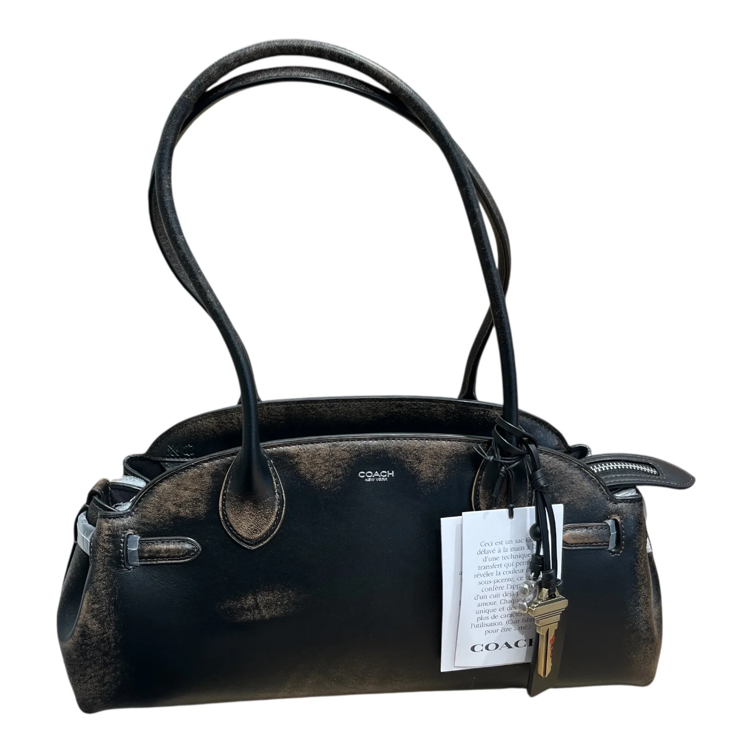 COACH/Bag/Leather/BLK/EMPIRE CARRYALL 34 LOVED