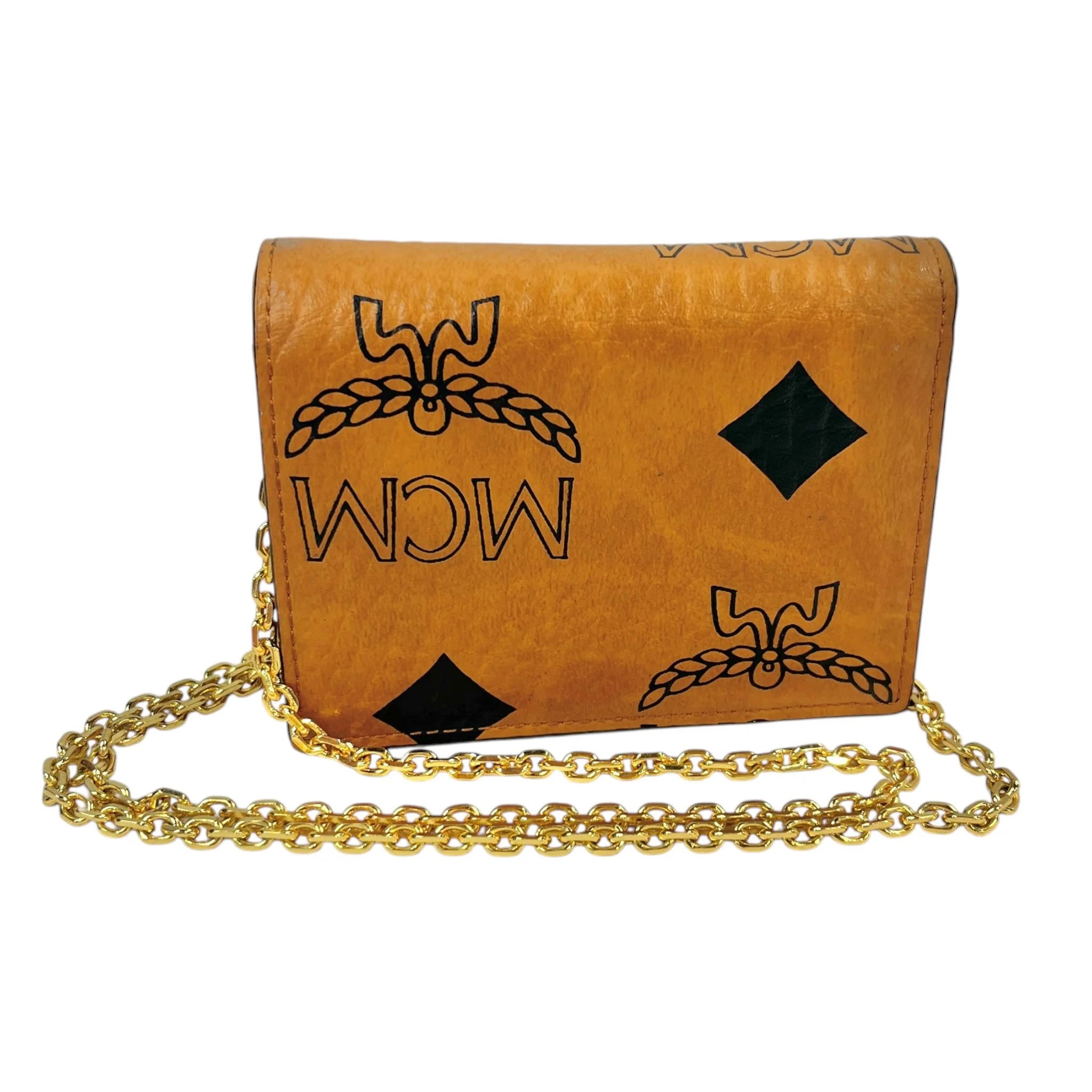 MCM/Cross Body Bag/All Over Print/Leather/CML/Mini Aren Chain Wallet