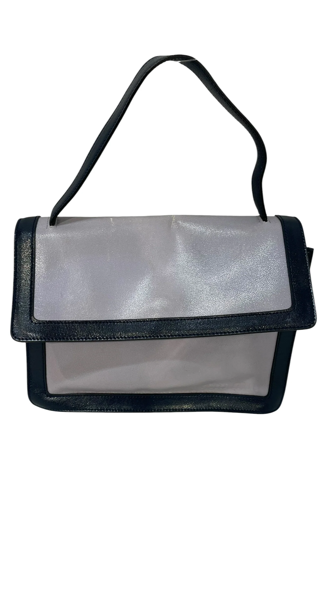 MIU MIU/Hand Bag/Leather/BLU/Messenger Removable Strap