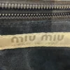 MIU MIU/Hand Bag/Leather/BLU/Messenger Removable Strap