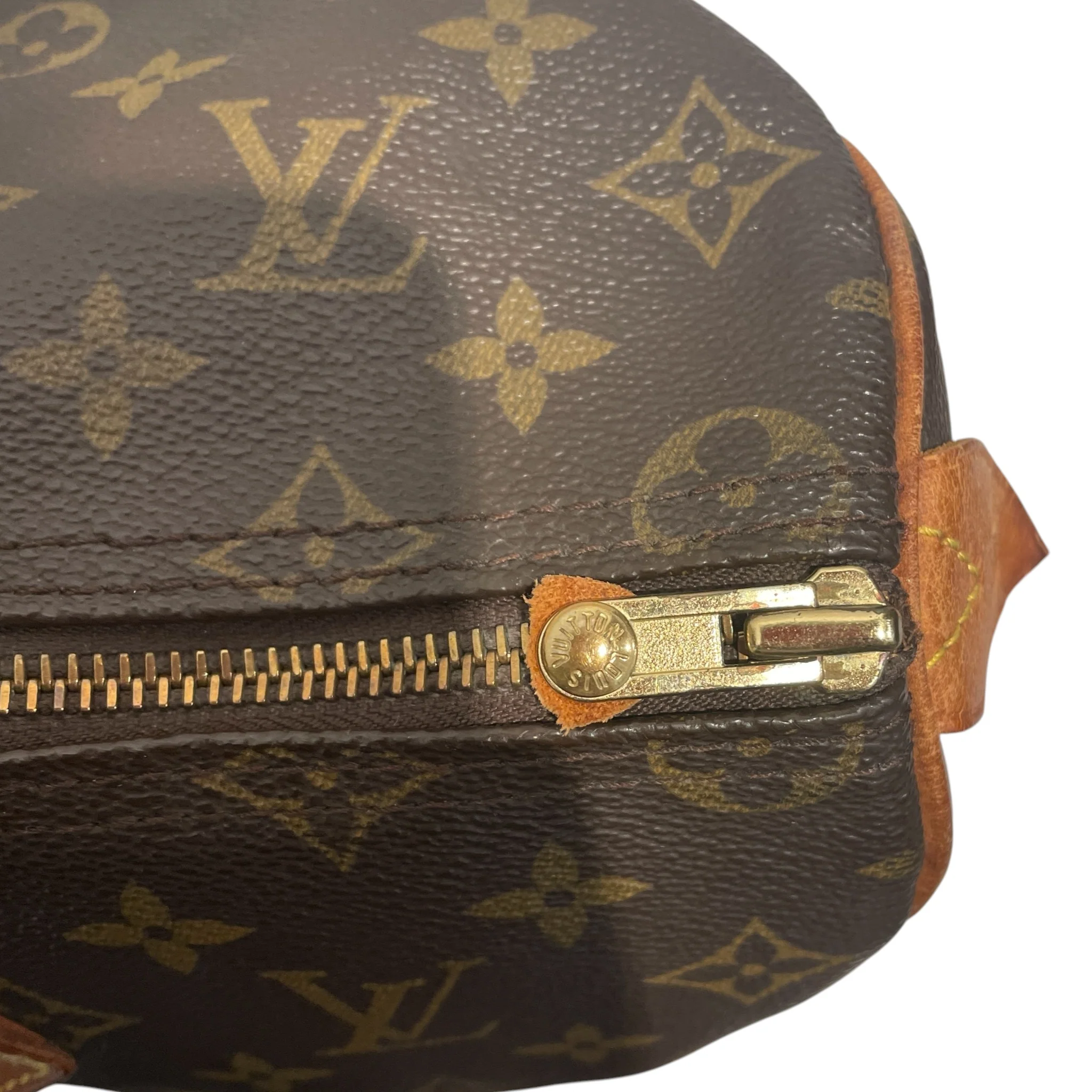 LOUIS VUITTON/Boston Bag/Monogram/Leather/BRW/Speedy 35
