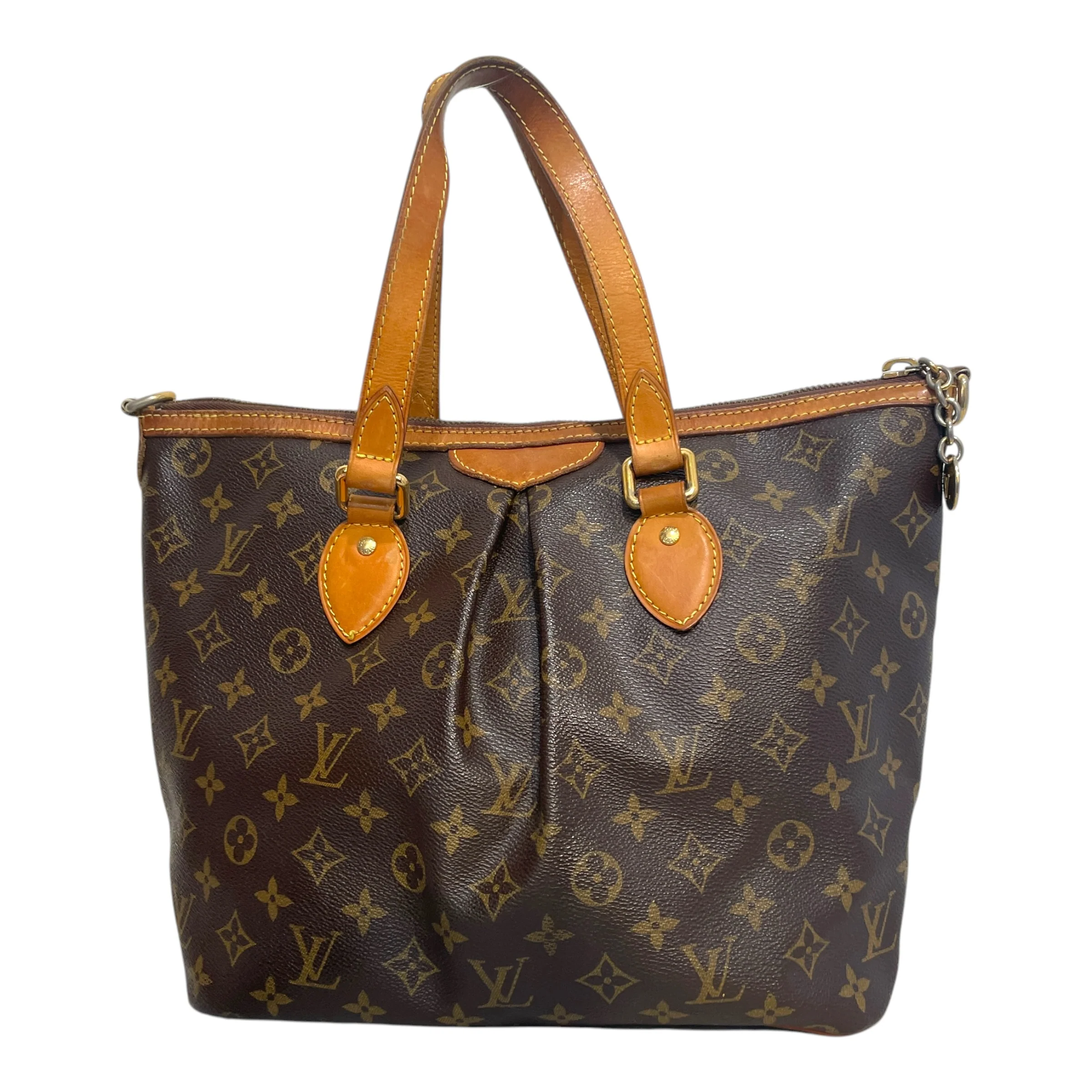 LOUIS VUITTON/Bag/Monogram/Leather/BRW/Palermo Shoulder Bag