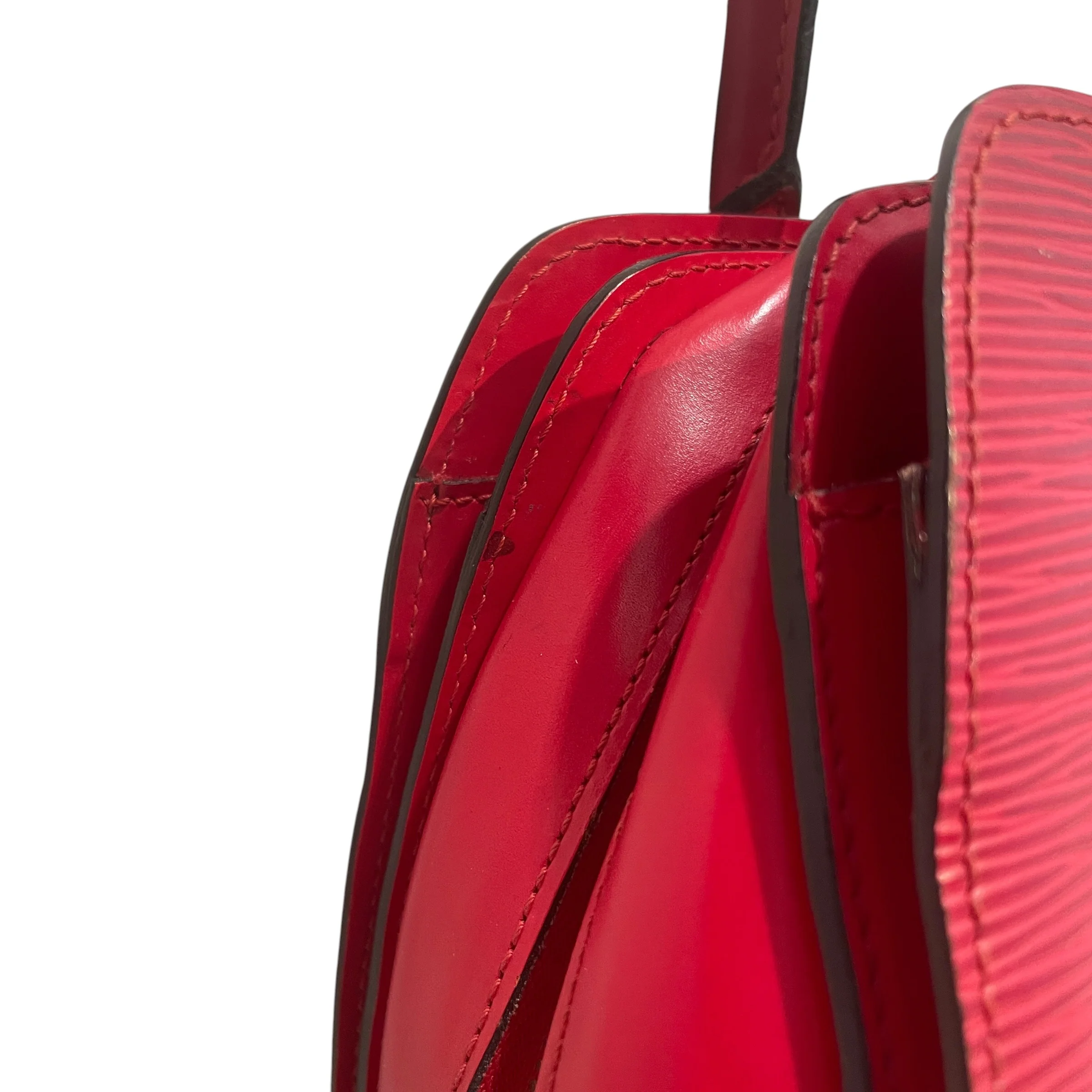 LOUIS VUITTON/Bag/Leather/RED/EPI Leather Hand Bag