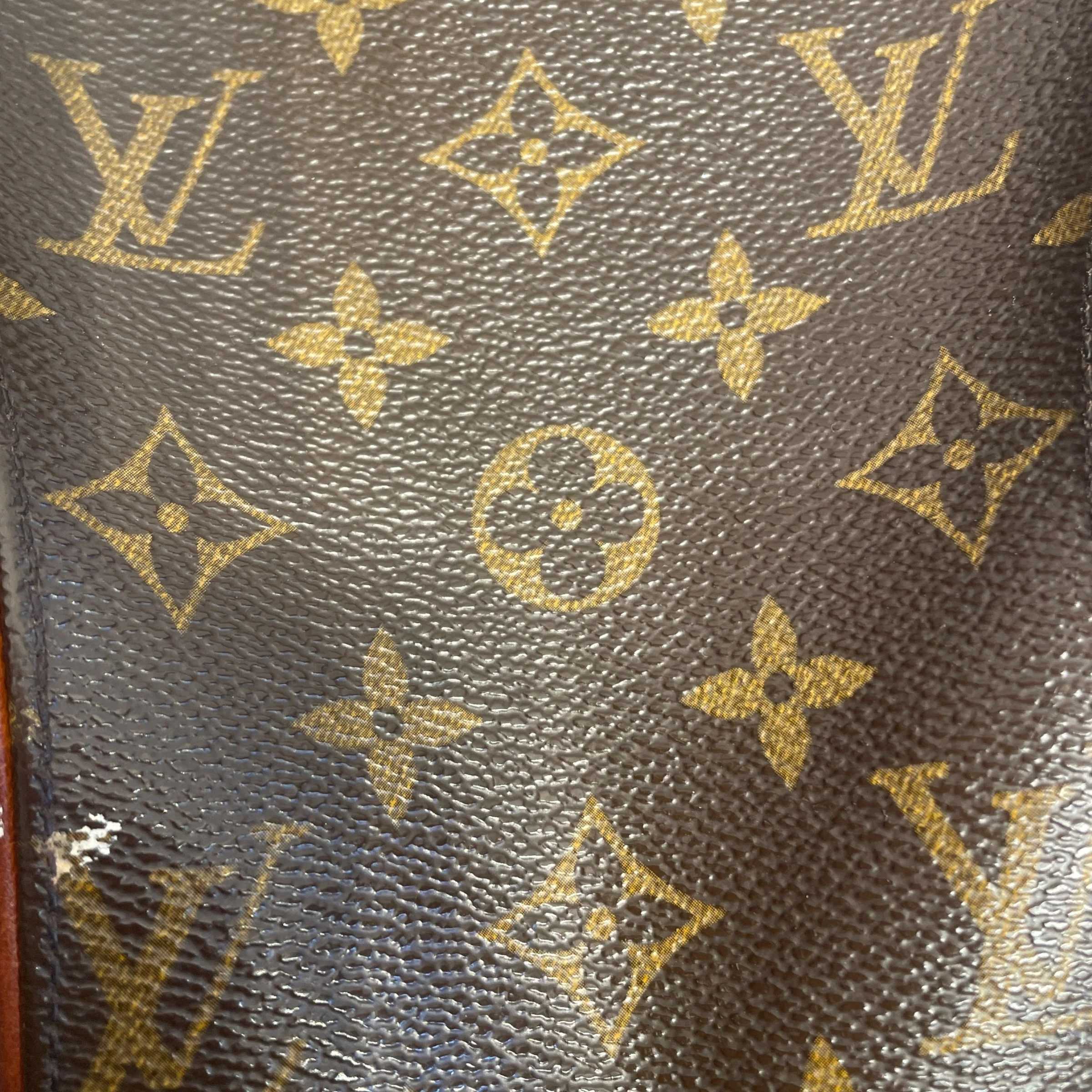 LOUIS VUITTON/Backpack/Monogram/Leather/BRW/Ellipse Sac
