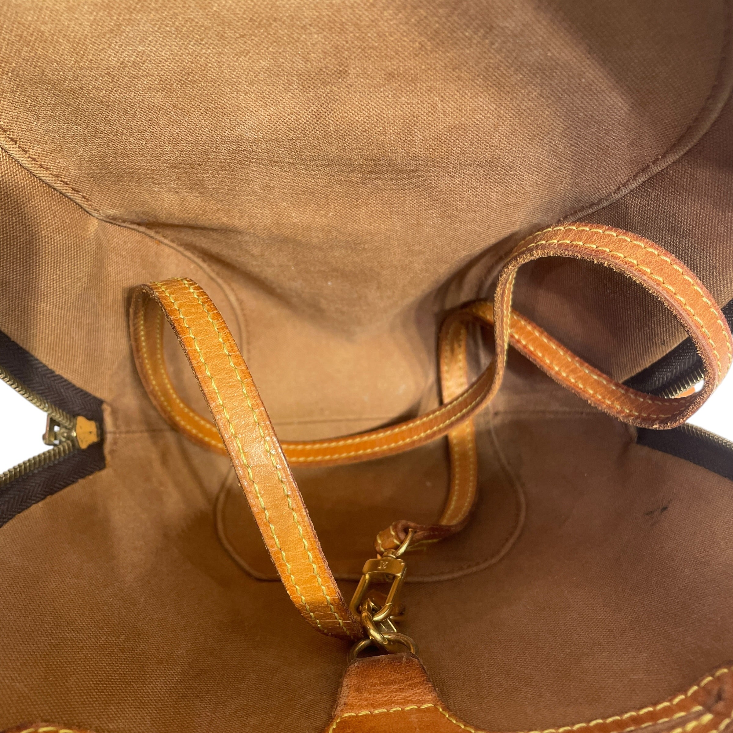 LOUIS VUITTON/Backpack/Monogram/Leather/BRW/Ellipse Sac