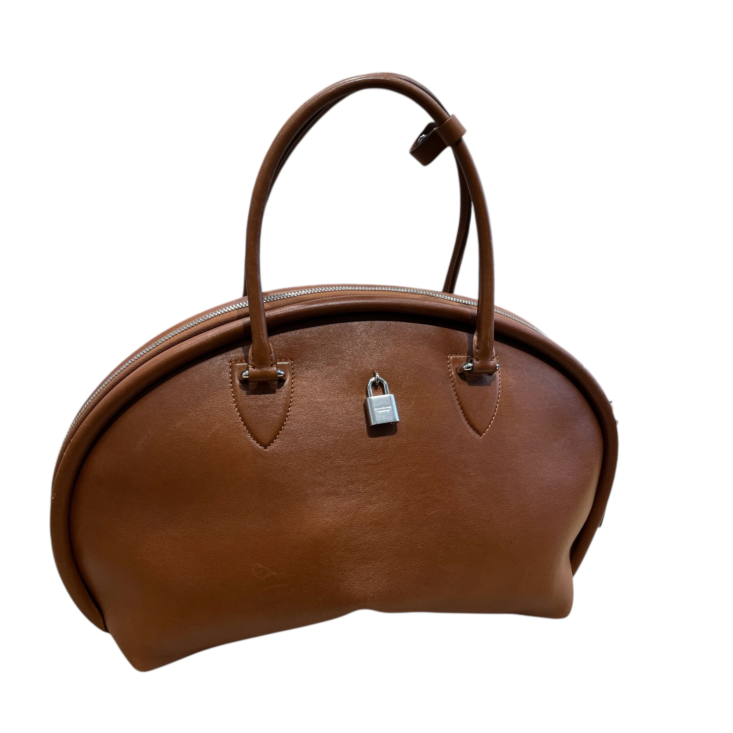 Acne Studios/Tote Bag/Leather/BRW/BOWLINA