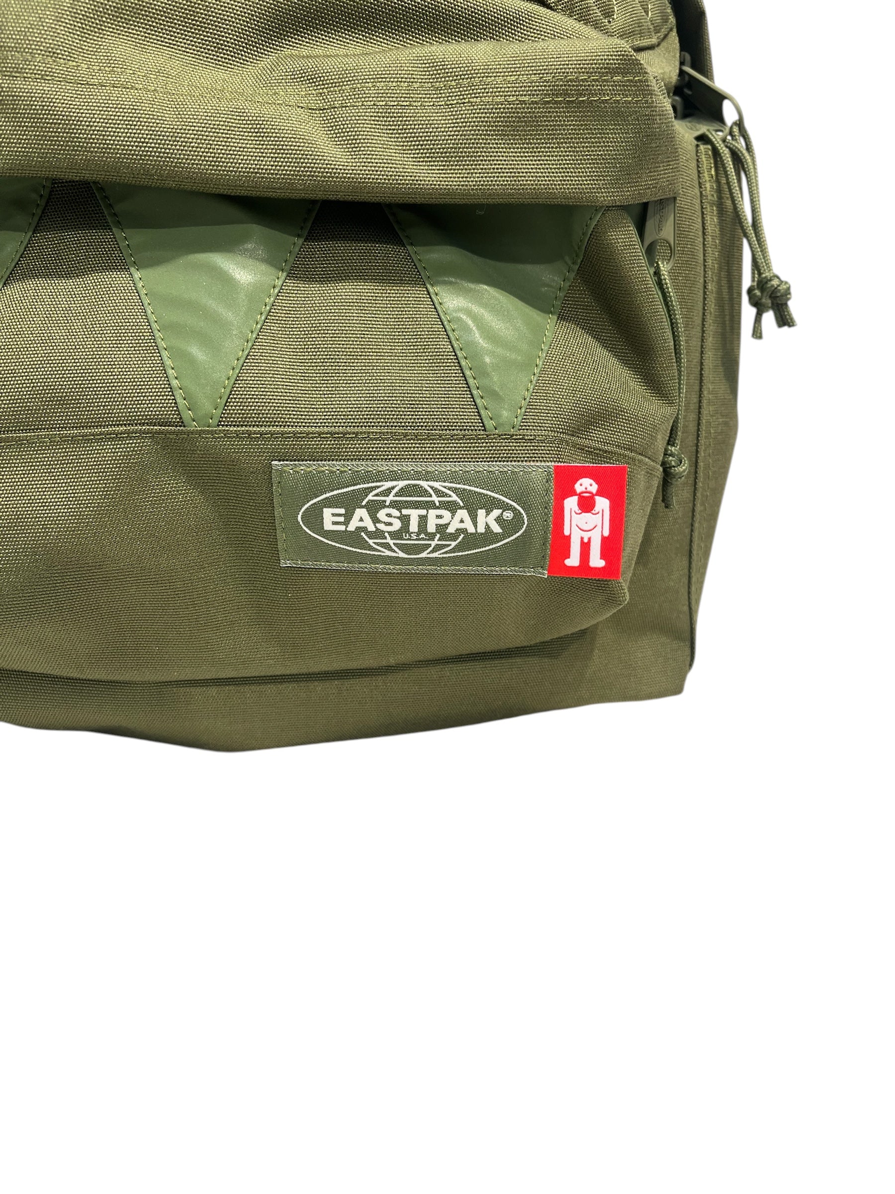Walter Van Beirendonck/EASTPAK/Backpack/Cotton/GRN/MONSTER FACE EASTPAK COLLAB