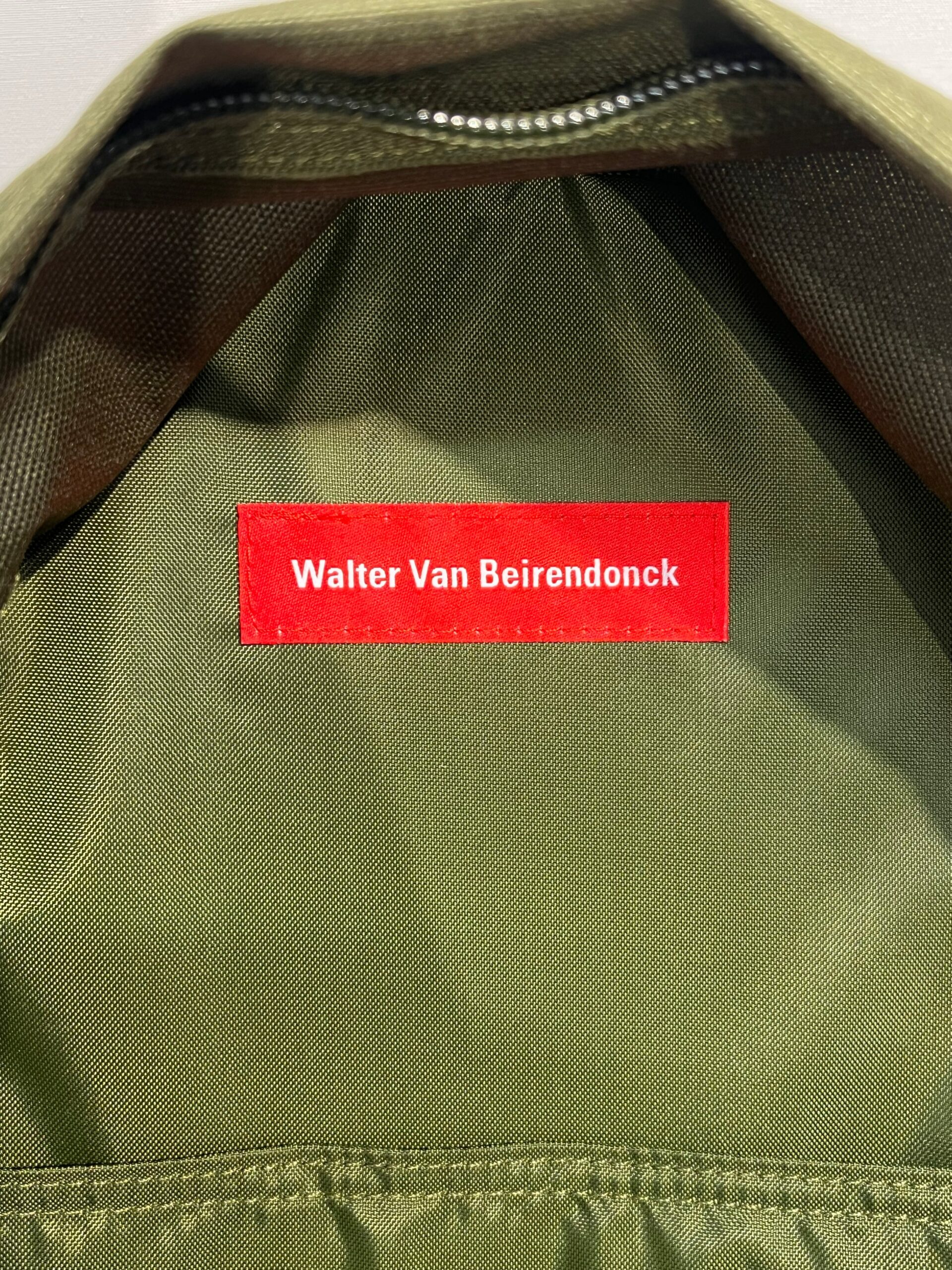 Walter Van Beirendonck/EASTPAK/Backpack/Cotton/GRN/MONSTER FACE EASTPAK COLLAB