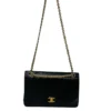 CHANEL/Bag/Lambskin/BLK/double flap medium classic