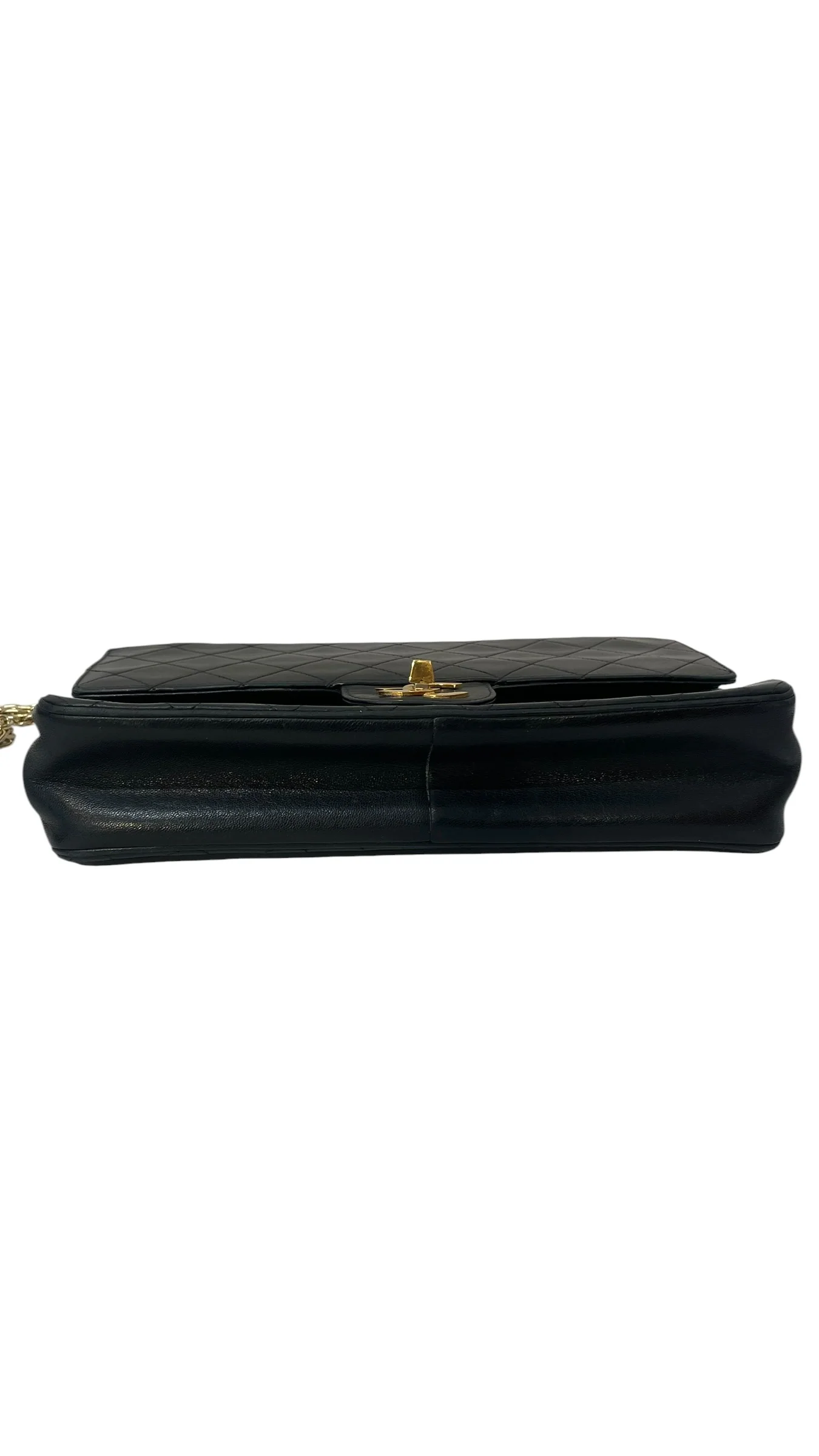 CHANEL/Bag/Lambskin/BLK/double flap medium classic