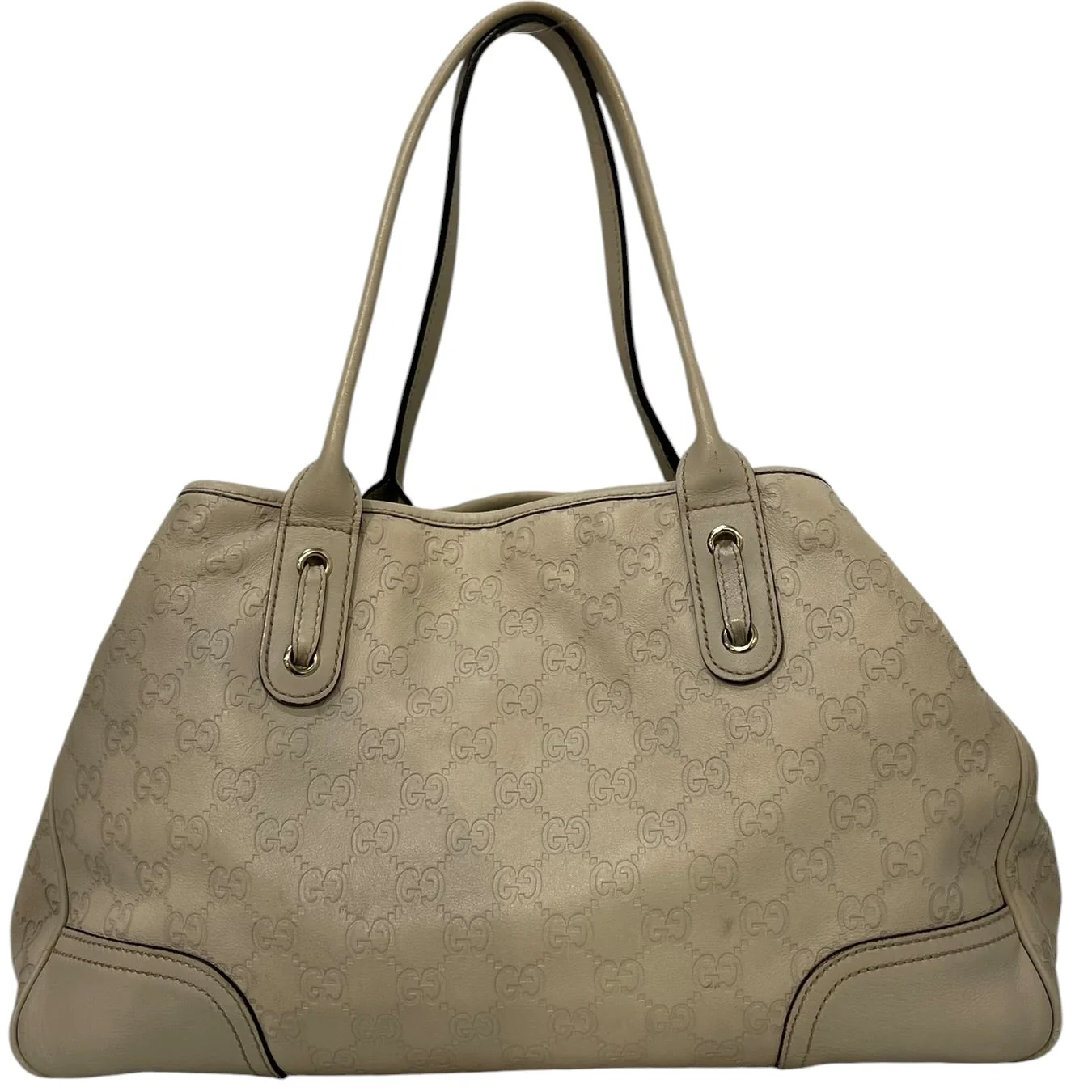 GUCCI/Tote Bag/Leather/CRM/princy guccissima