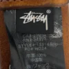 STUSSY/Belt/Suede/BRW/STUDDED STUSSY BELT BRWN SUEDE