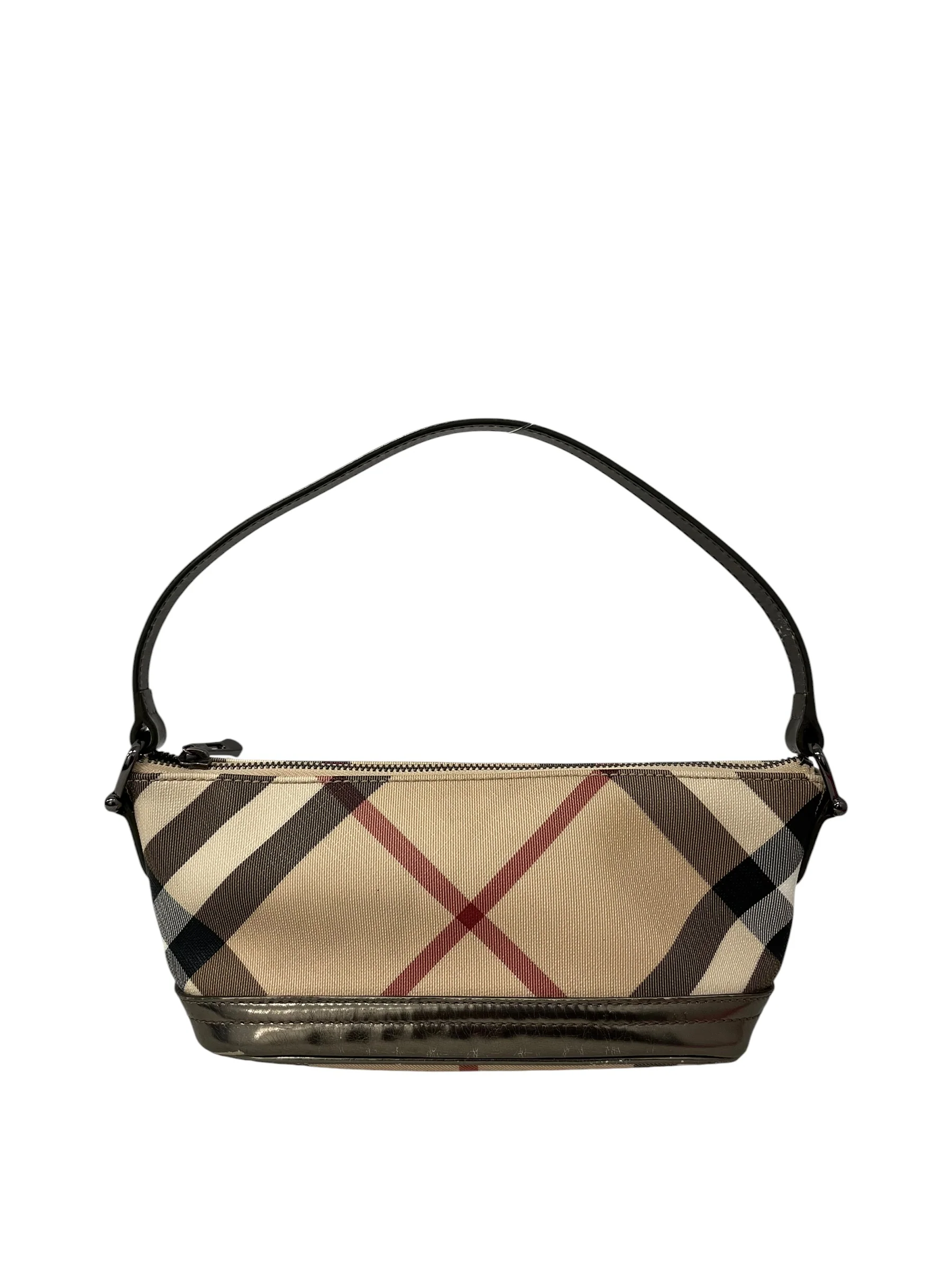 BURBERRY/Hand Bag/Plaid/BEG/NOVA CHECK POCHETTE