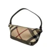 BURBERRY/Hand Bag/Plaid/BEG/NOVA CHECK POCHETTE