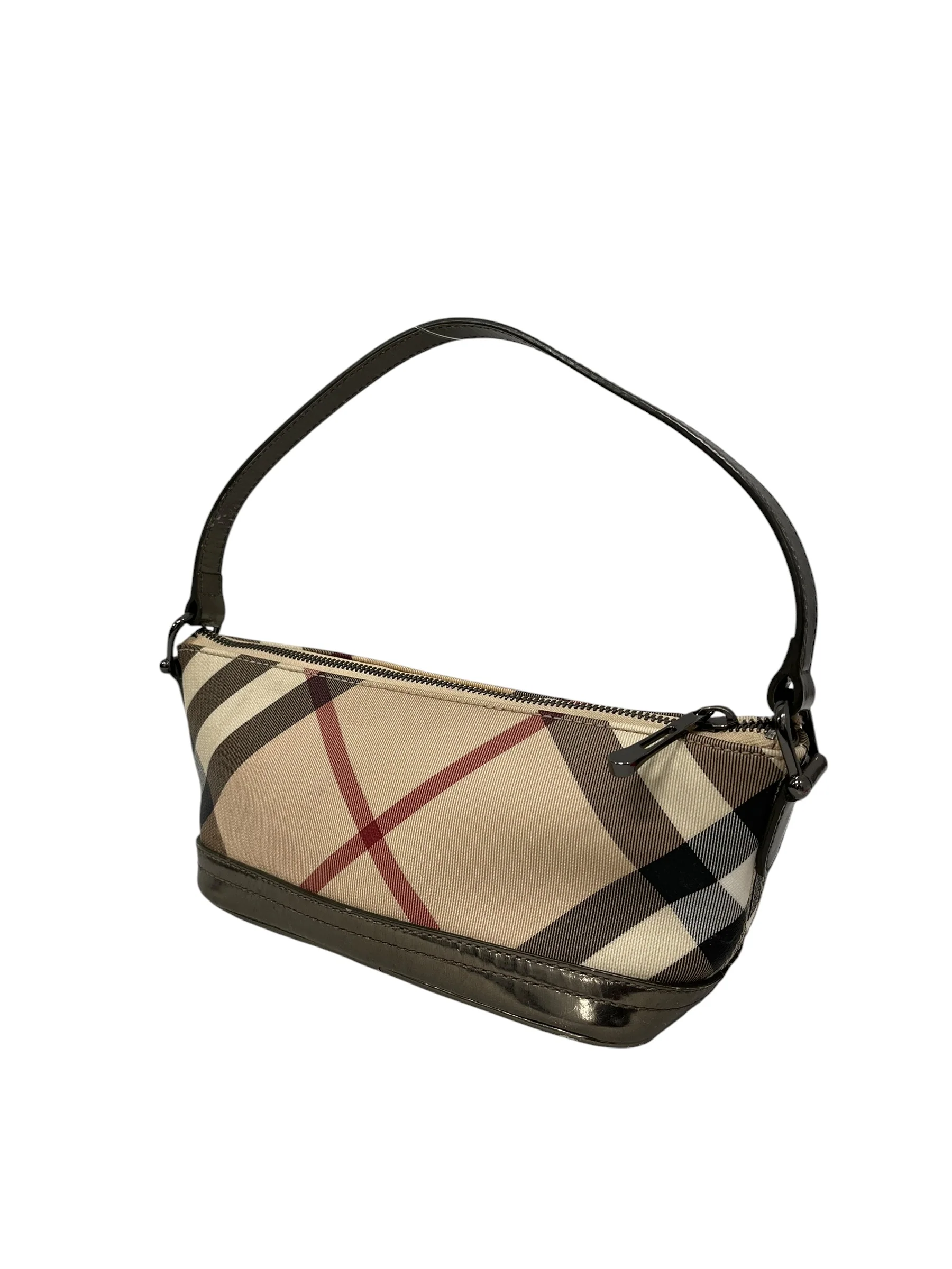 BURBERRY/Hand Bag/Plaid/BEG/NOVA CHECK POCHETTE