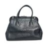PRADA/Bag/Leather/BLK/DOCTOR BAG MADRASCERNIERA