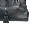 PRADA/Bag/Leather/BLK/DOCTOR BAG MADRASCERNIERA