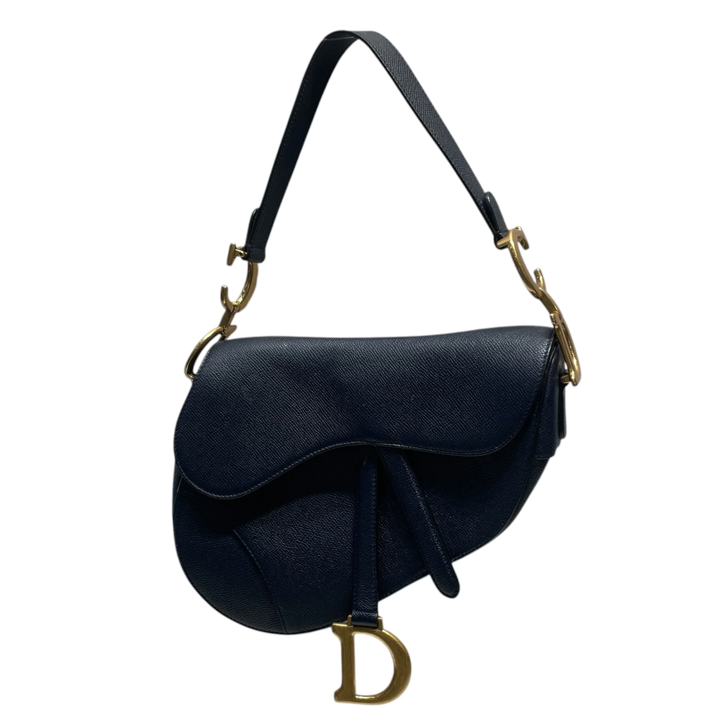 Christian Dior/Hand Bag/Leather/NVY/