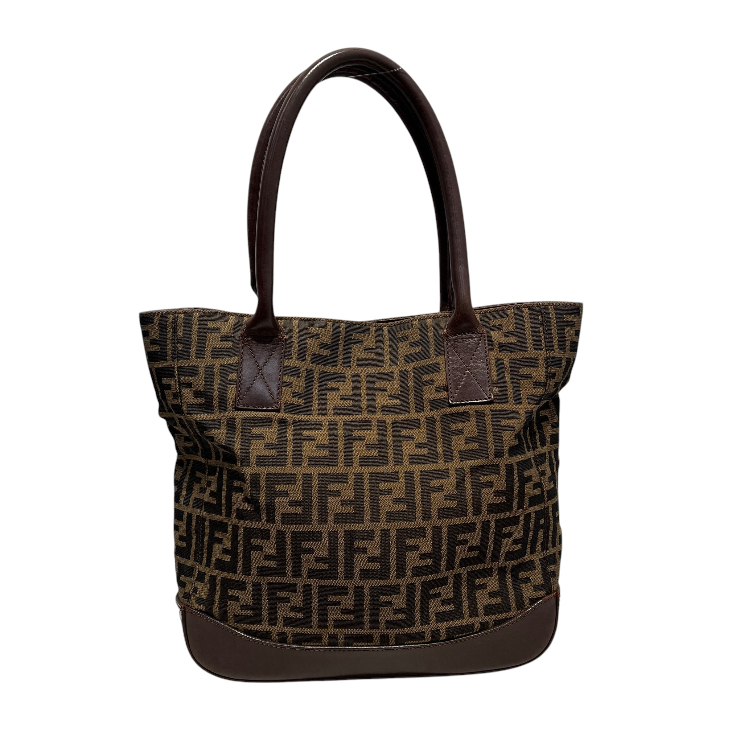 FENDI/Tote Bag/Monogram/BRW/MONOGRAM ZUCCA TOTEBAG