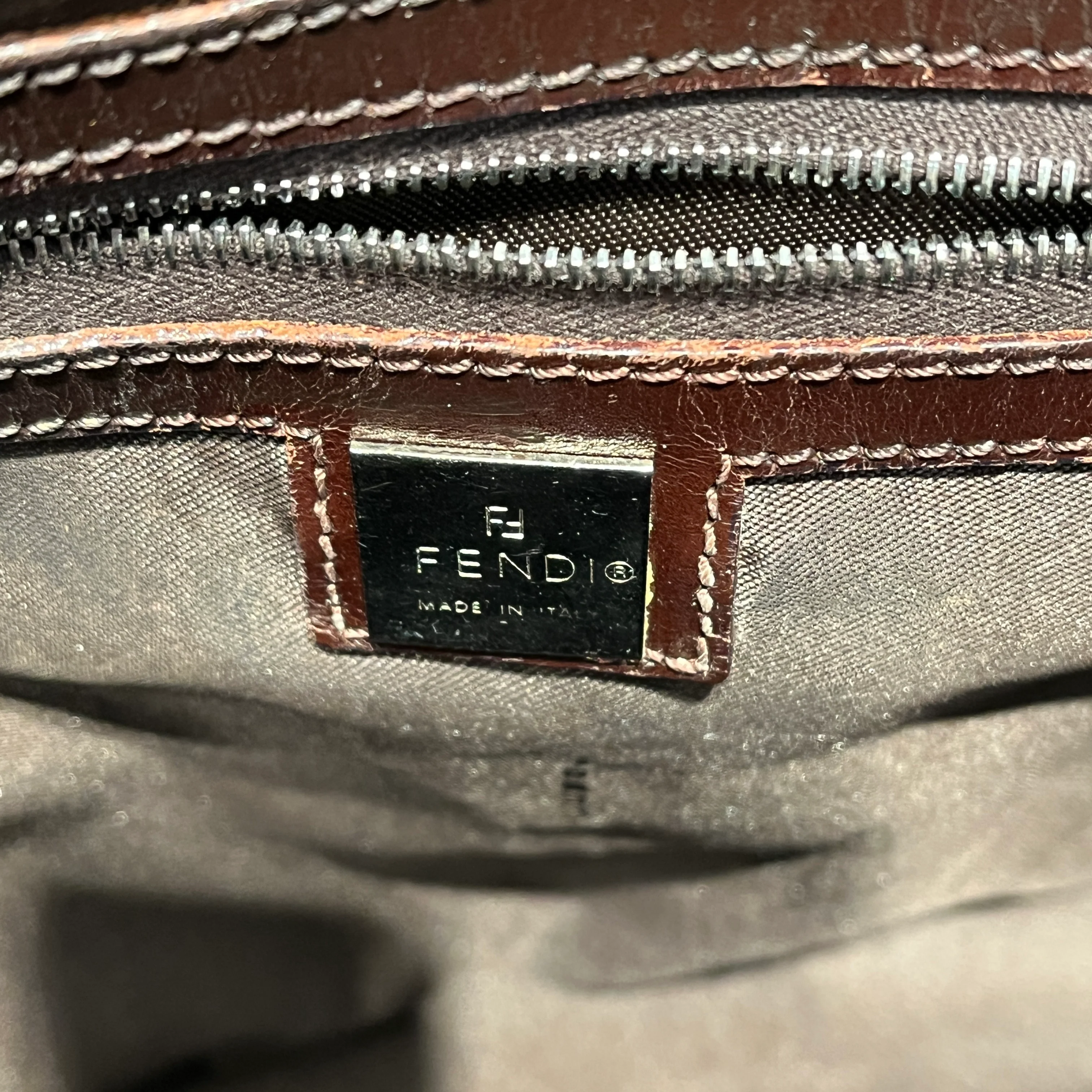 FENDI/Tote Bag/Monogram/BRW/MONOGRAM ZUCCA TOTEBAG