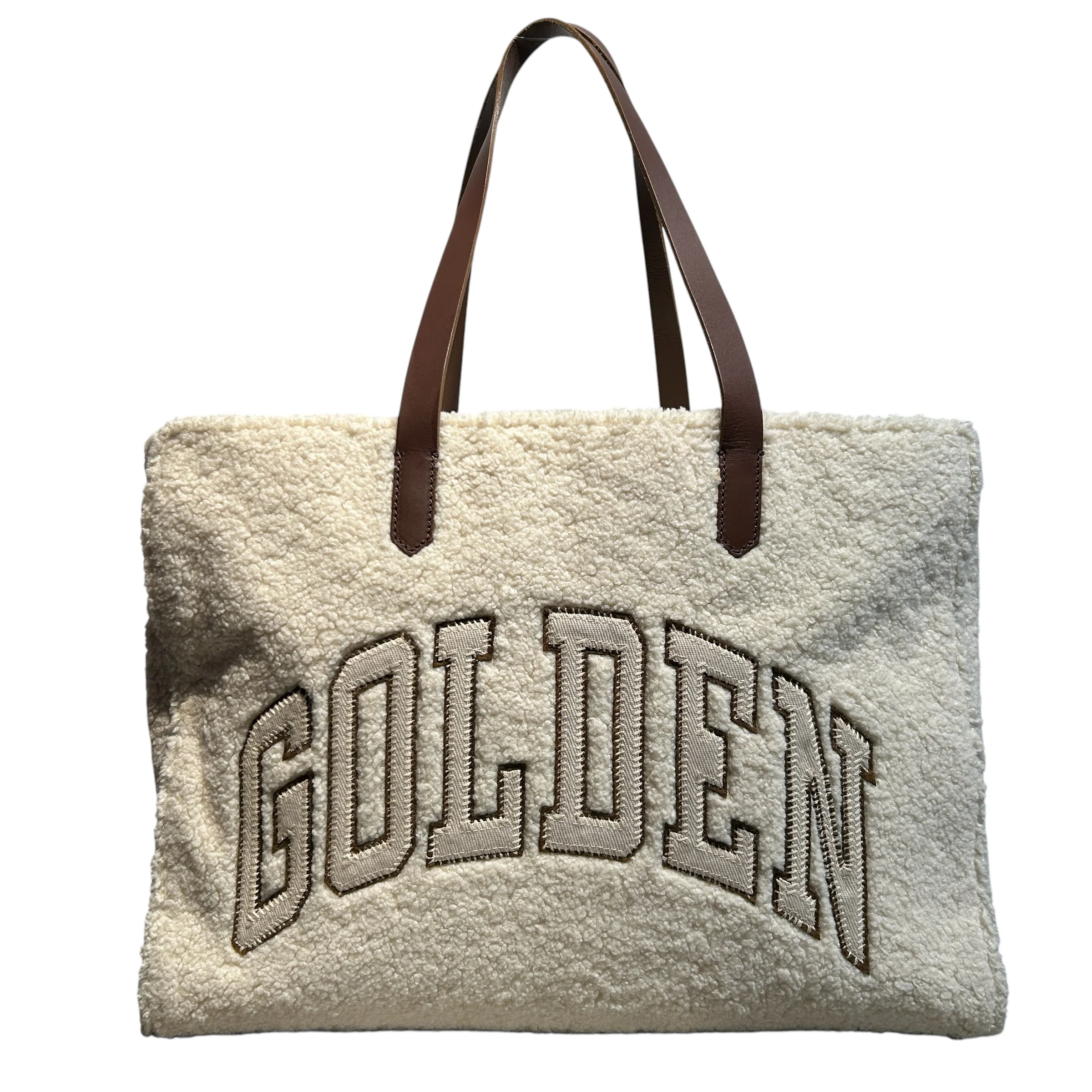 GOLDEN GOOSE/Tote Bag/Cotton/CRM/California tote