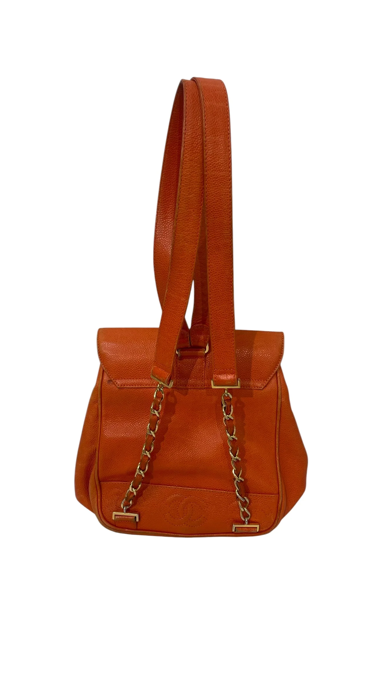 CHANEL/Backpack/Leather/ORN/CAVIAR TRIPPLE CC BACKPACK