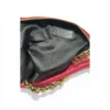 MOSCHINO/Clutch Bag/Leather/RED/Heart-Shaped Gold