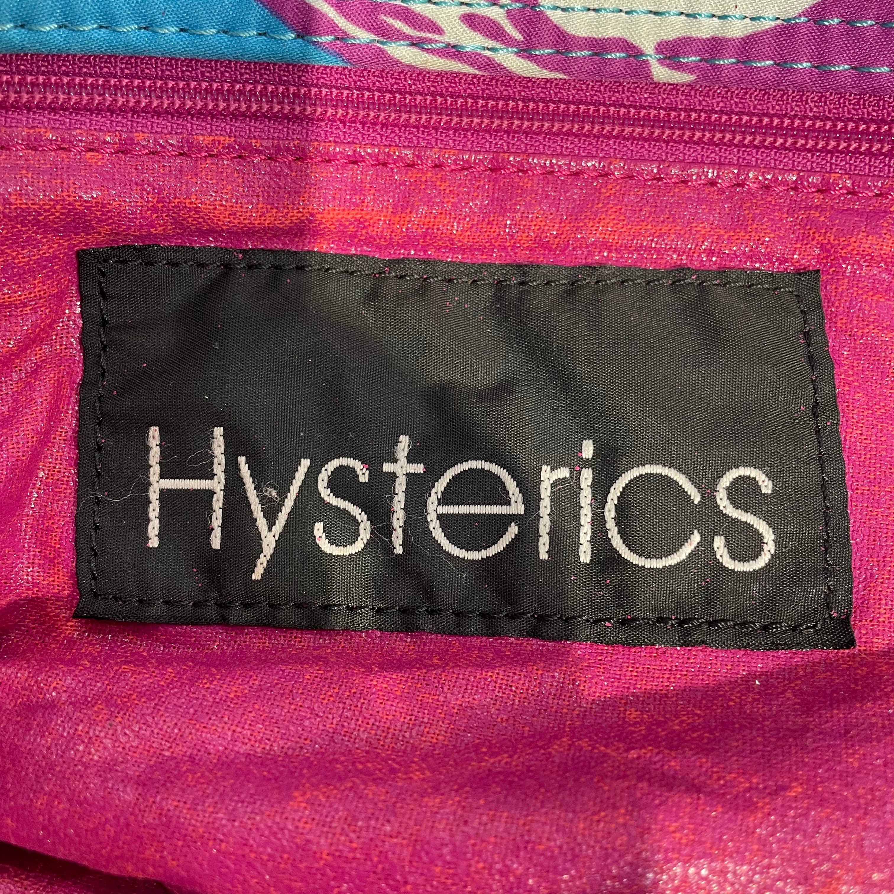Hysterics/Hand Bag/All Over Print/Cotton/BLU/PPL BLU COLORS