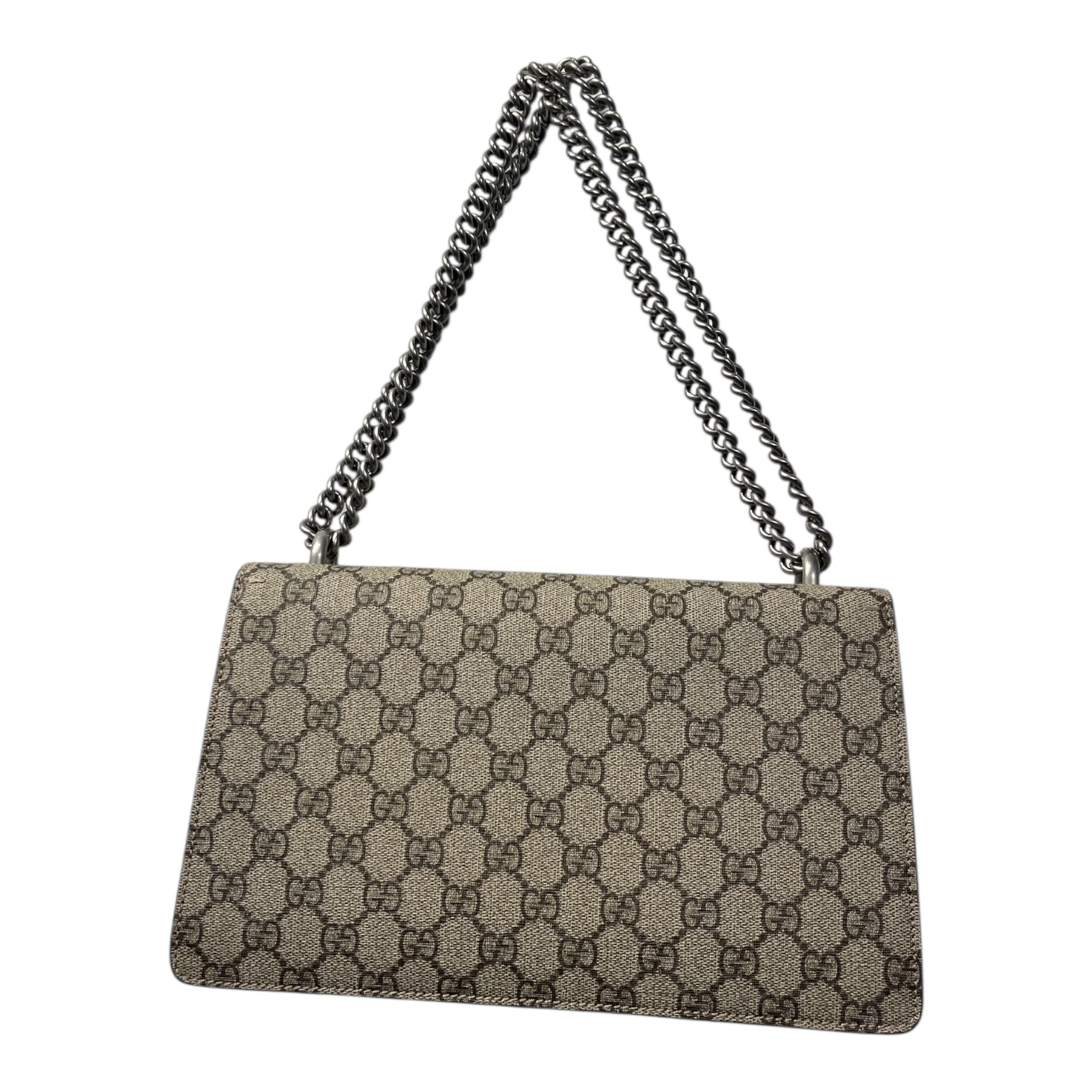 GUCCI/Hand Bag/Monogram/Leather/MLT/DIONYSUS PURPLE SUEDE TRIM