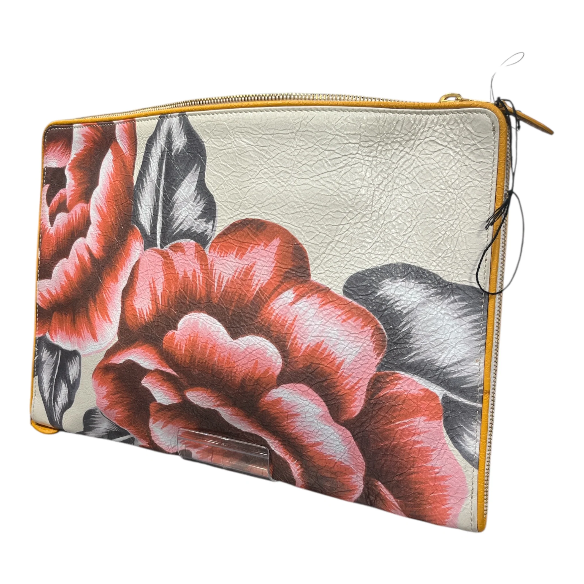BALENCIAGA/Clutch Bag/All Over Print/Leather/MLT/BLANKET POUCH FLORAL