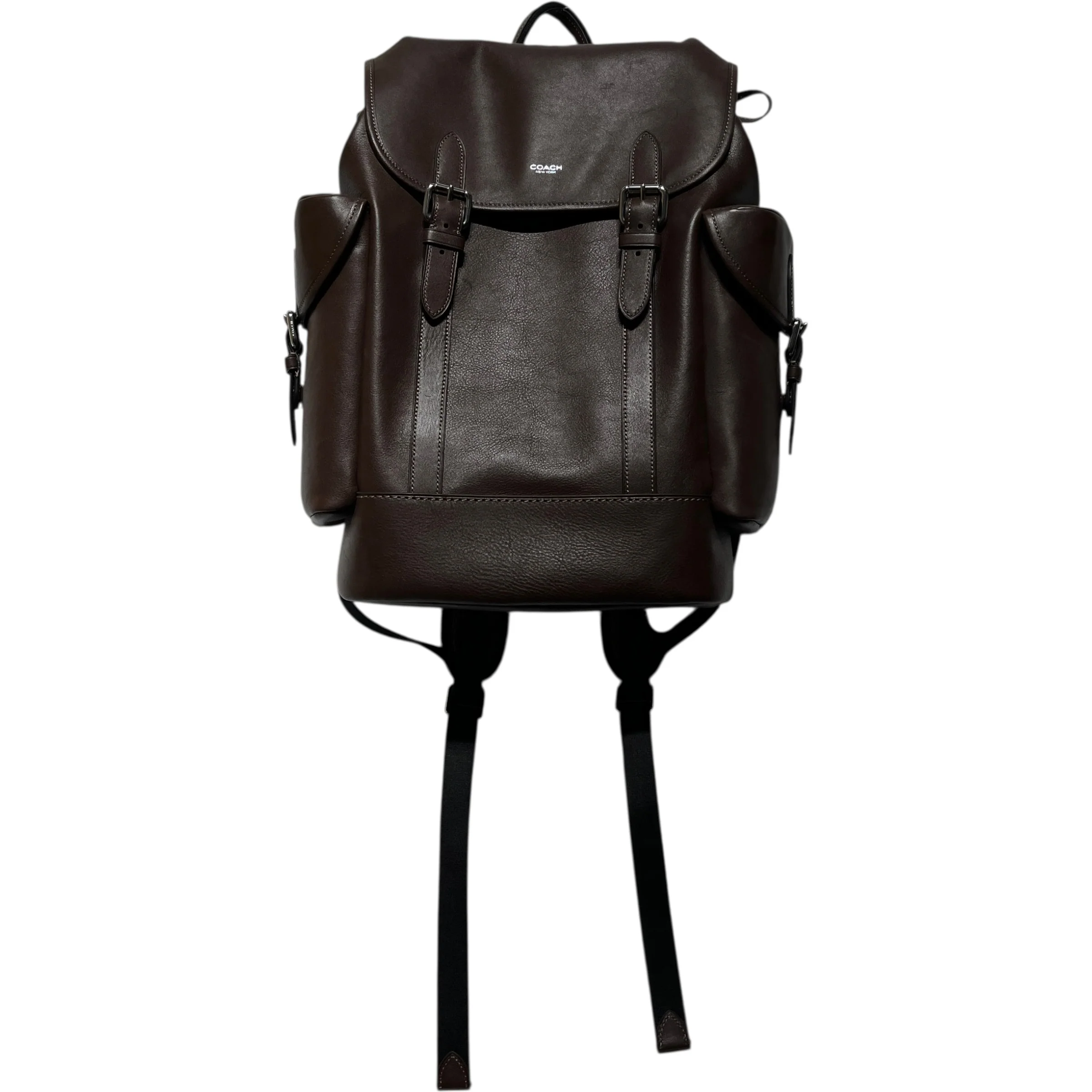COACH/Backpack/Leather/BRW/HITCH BACKPACK