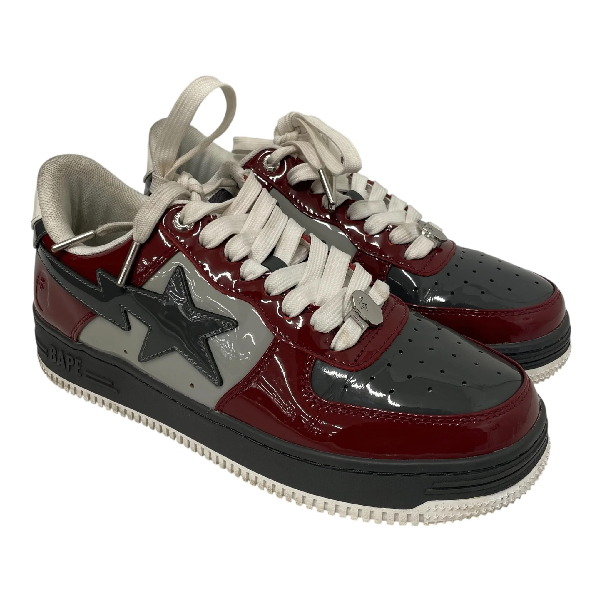 BAPE STA!/Low-Sneakers/US 8.5/GRY/