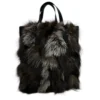 MICHAEL KORS/Tote Bag/Fur/BRW/dark brown fur