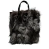MICHAEL KORS/Tote Bag/Fur/BRW/dark brown fur