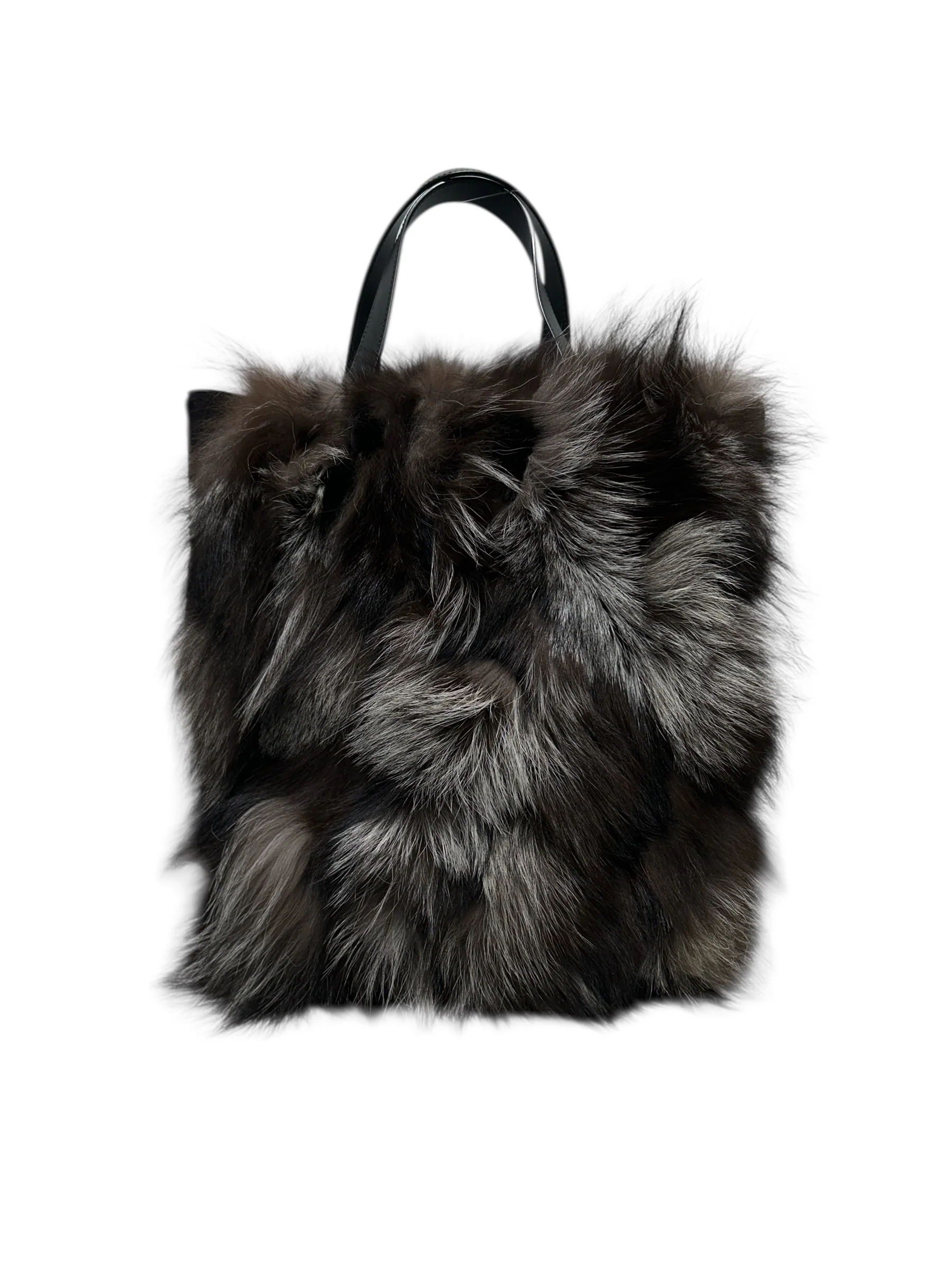 MICHAEL KORS/Tote Bag/Fur/BRW/dark brown fur