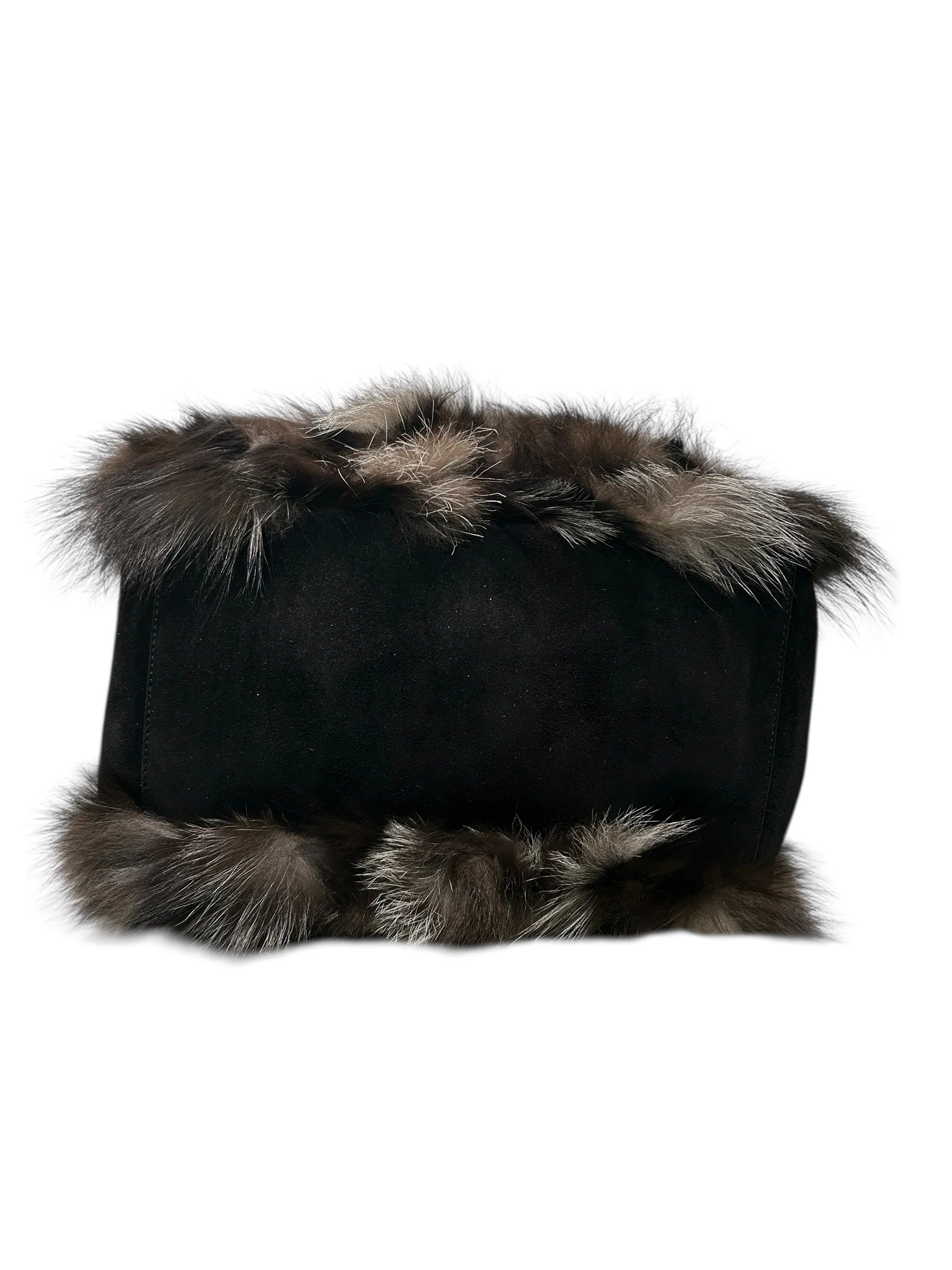 MICHAEL KORS/Tote Bag/Fur/BRW/dark brown fur