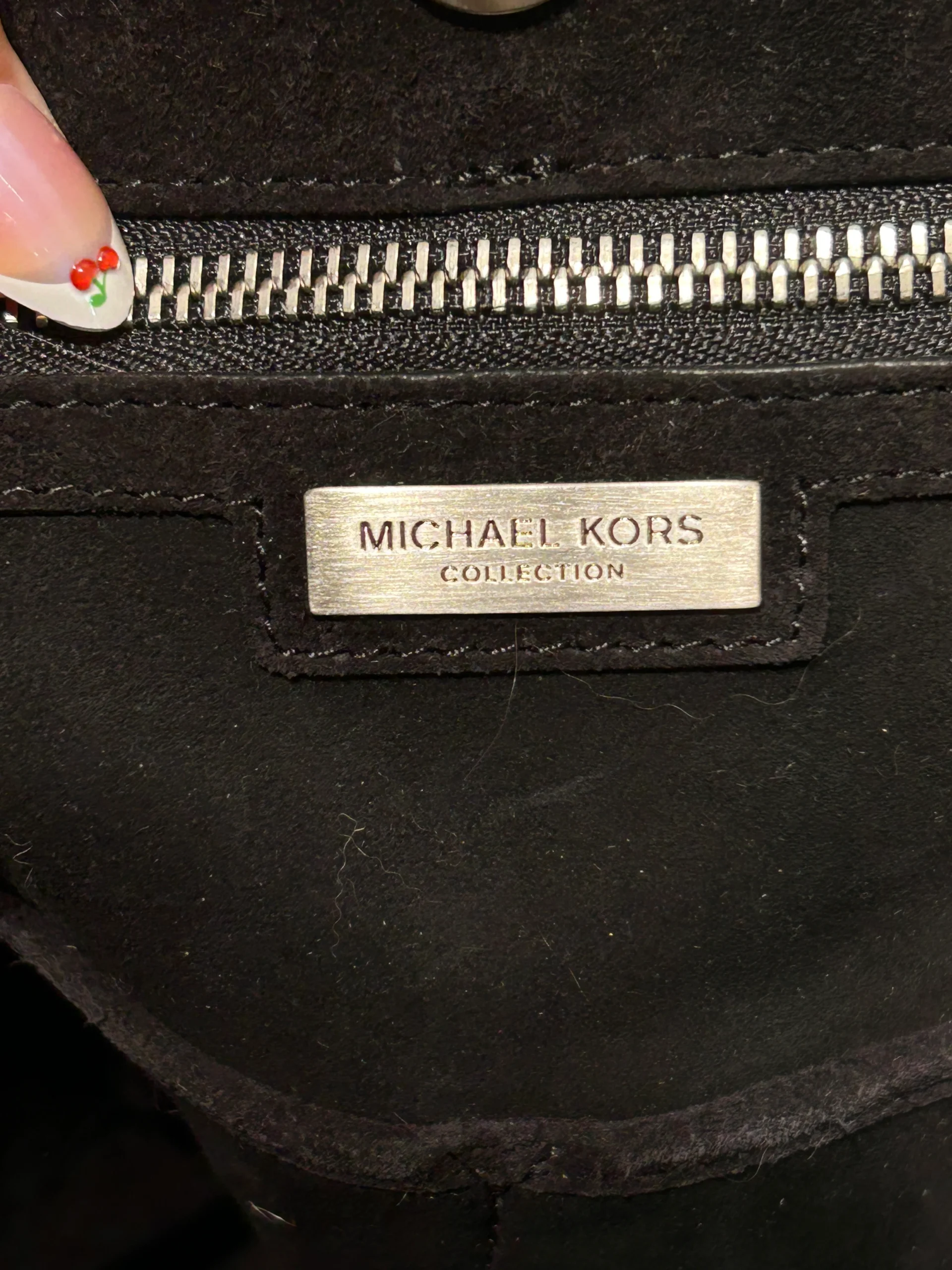 MICHAEL KORS/Tote Bag/Fur/BRW/dark brown fur