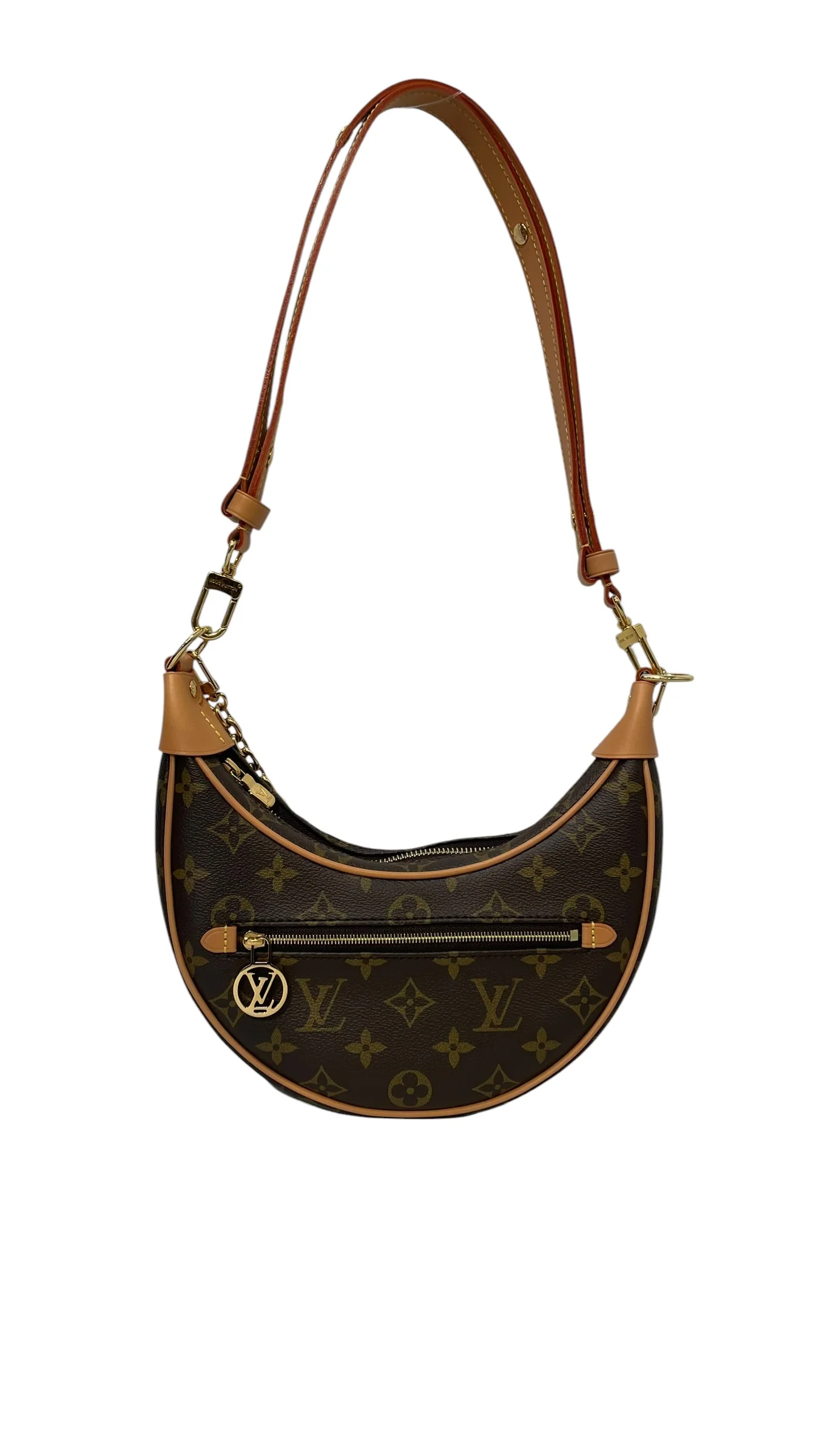 LOUIS VUITTON/Hand Bag/Monogram/Leather/BRW/LOOPING CHAIN