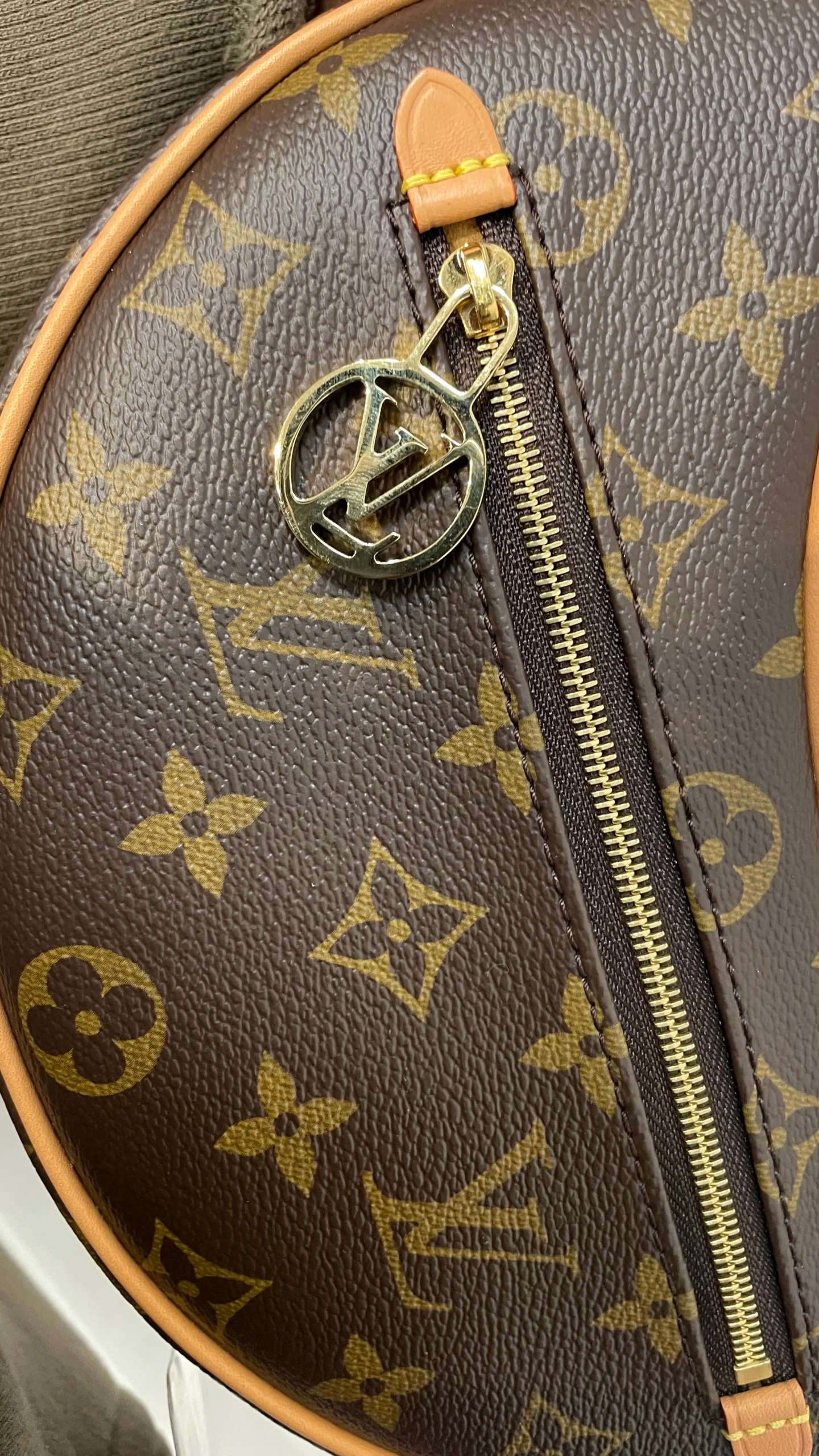 LOUIS VUITTON/Hand Bag/Monogram/Leather/BRW/LOOPING CHAIN